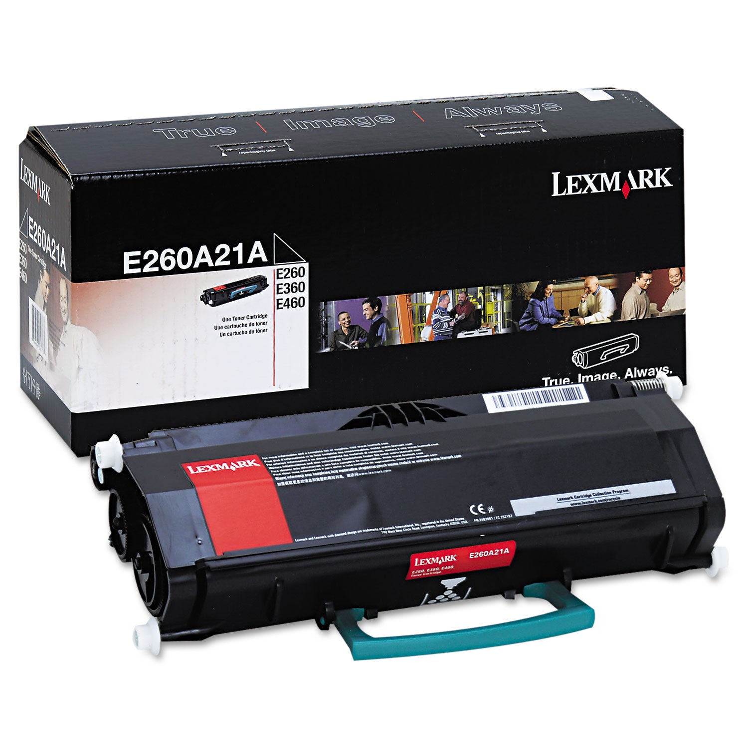 Lexmark™ E260A21A Toner, 3,500 Page-Yield, Black