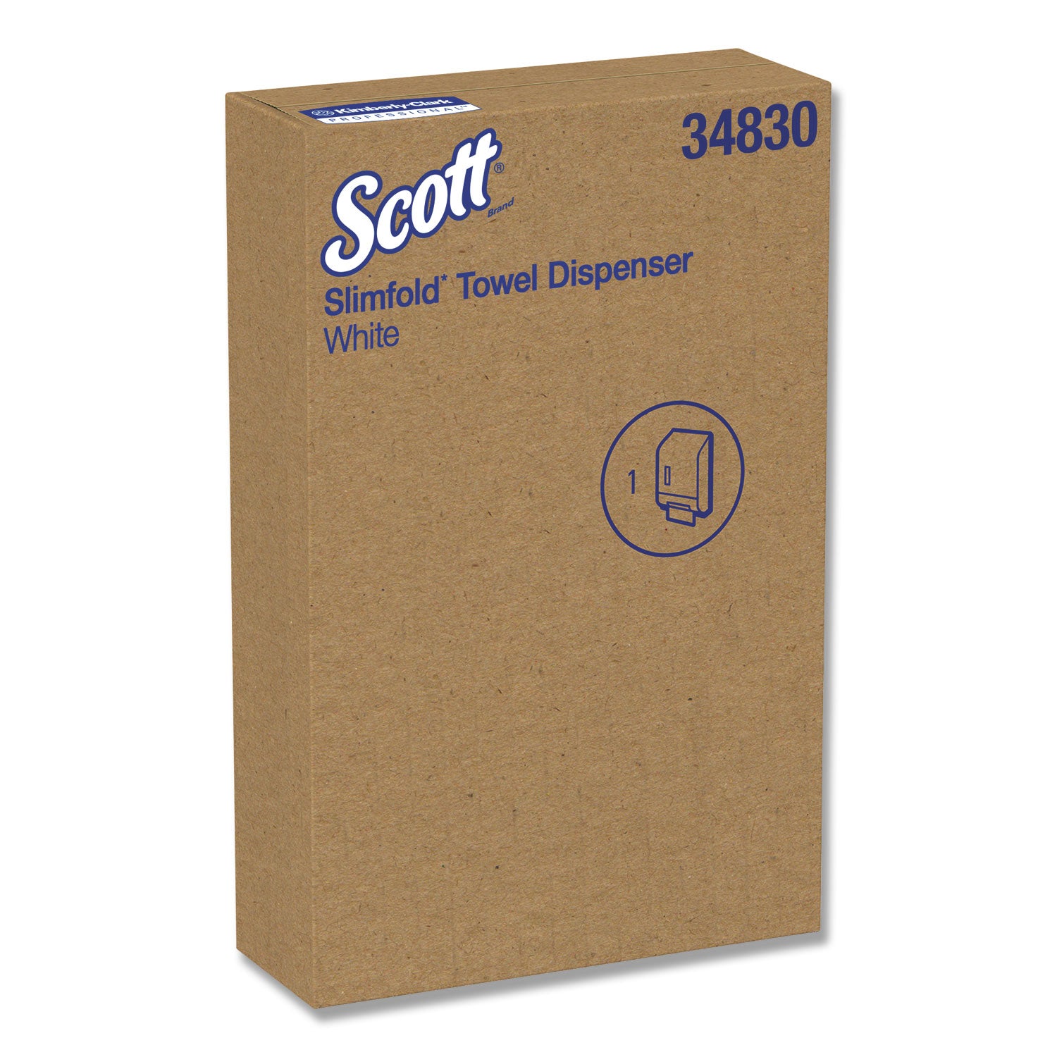 Scott® Slimfold Towel Dispenser, 9.88 x 2.88 x 13.75, White