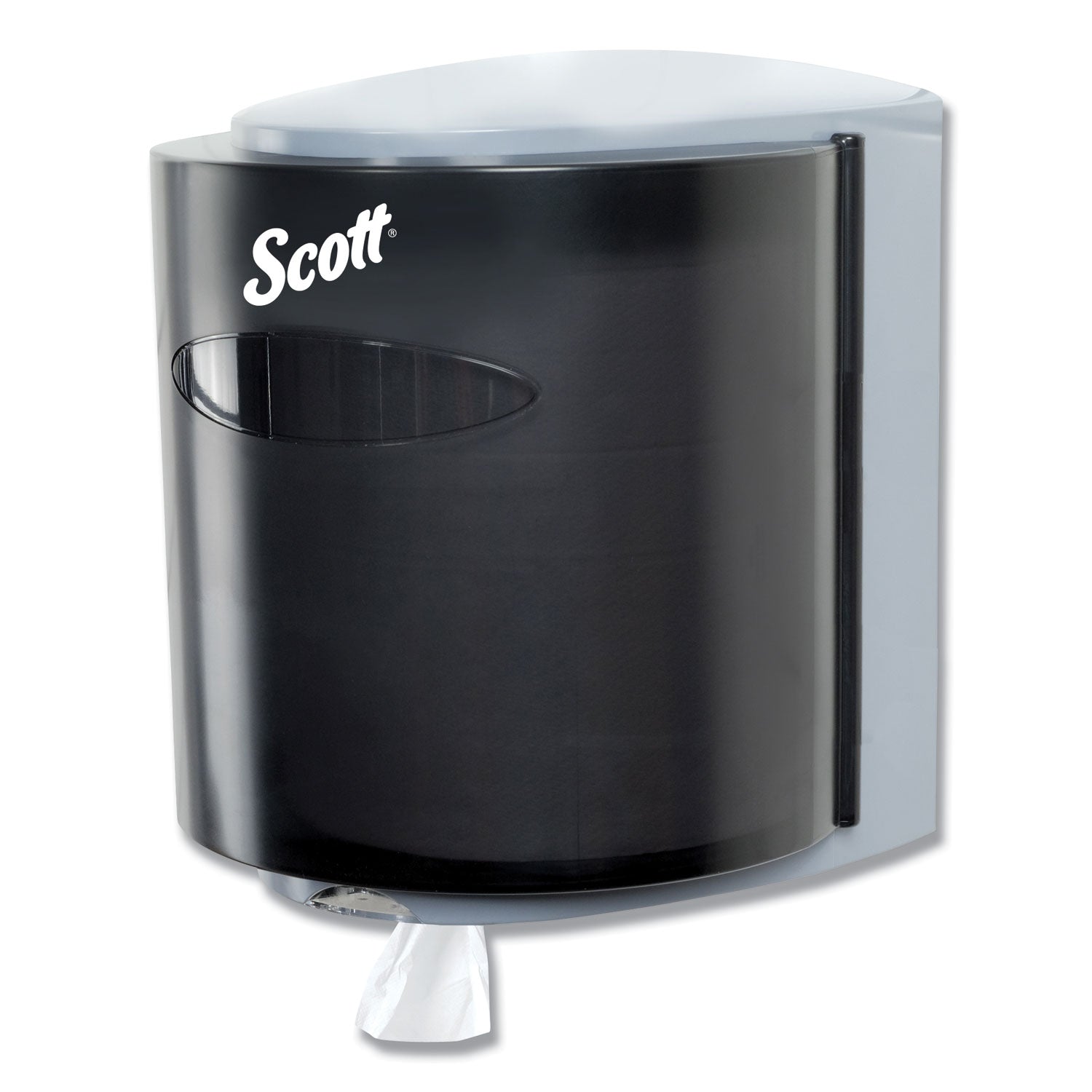 Scott® Roll Center Pull Towel Dispenser, 10.3 x 9.3 x 11.9, Smoke/Gray