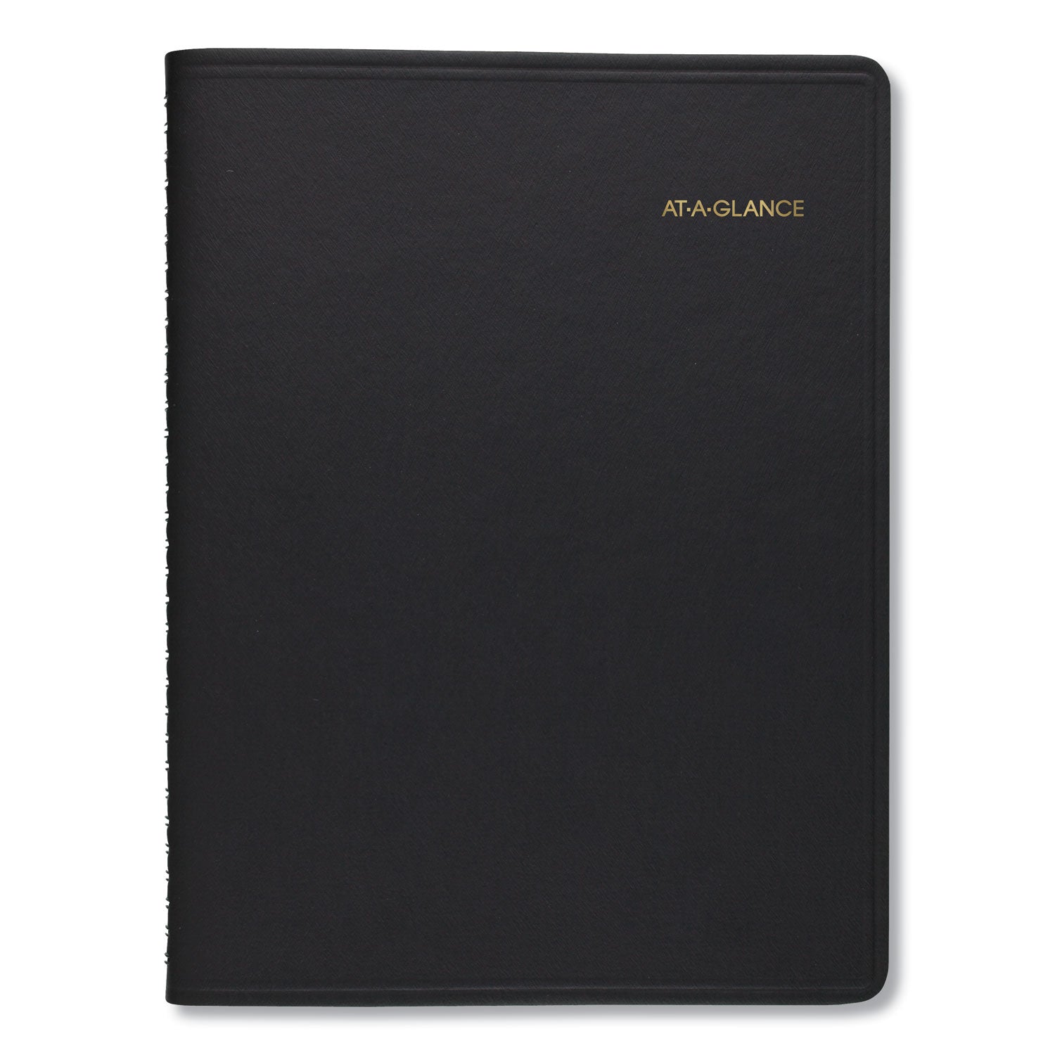 AT-A-GLANCE® Two-Person Group Daily Appointment Book, 11 x 8, Black Cover, 12-Month (Jan to Dec): 2025