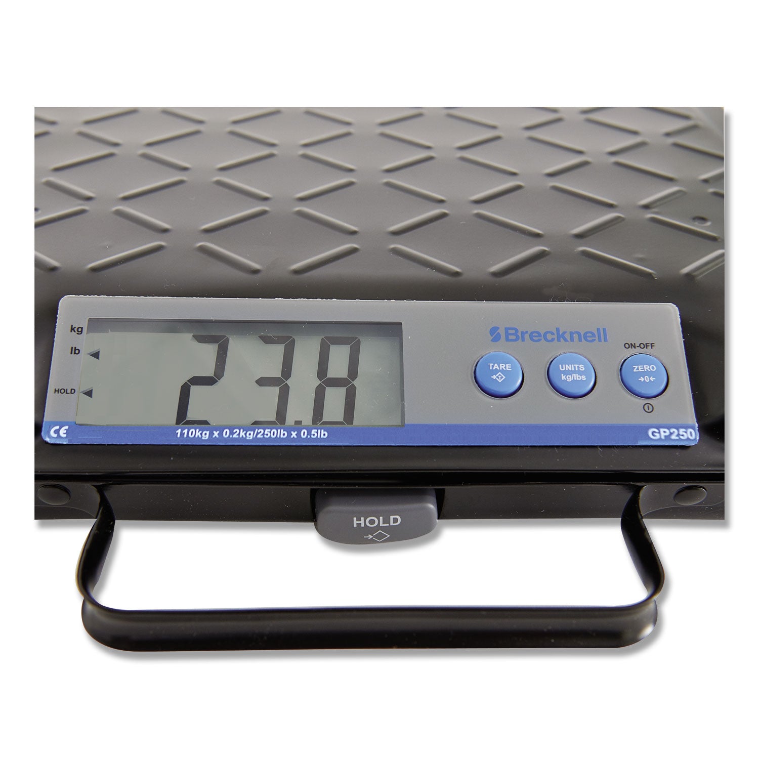 Brecknell Portable Electronic Utility Bench Scale, 250 lb Capacity, 12.5 x 10.95 x 2.2  Platform