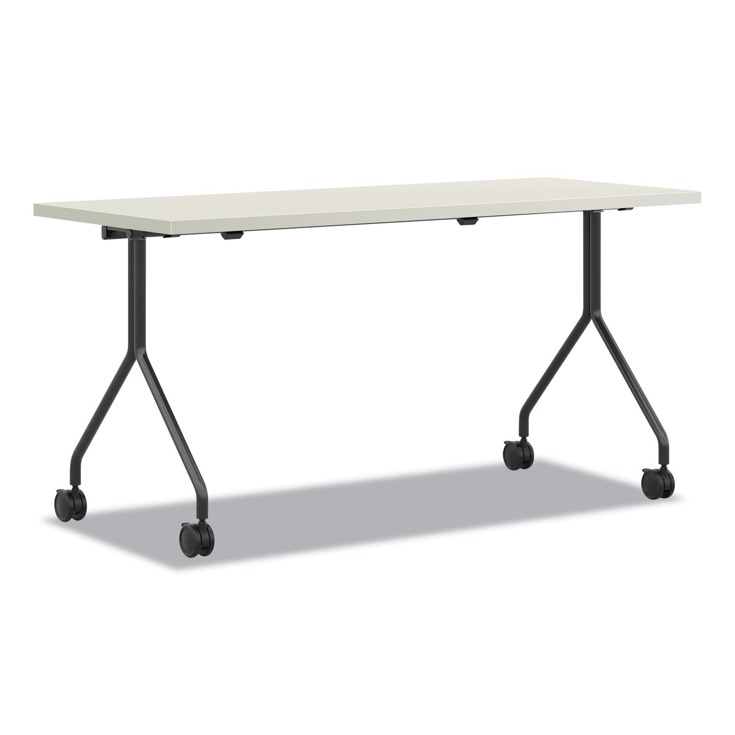 Between Nested Multipurpose Tables, Rectangular, 48w x 24d x 29h, Silver Mesh/Loft