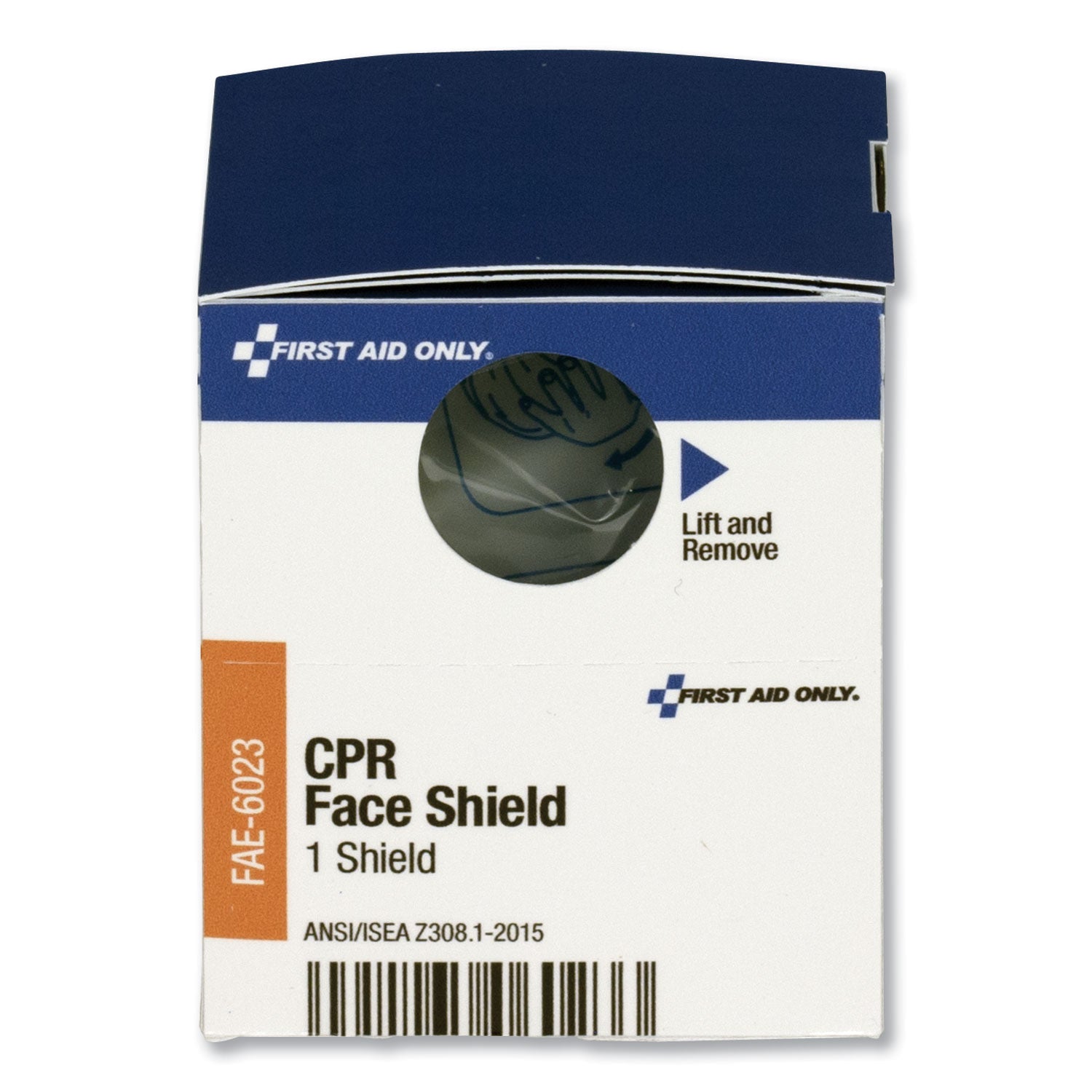 First Aid Only™ SmartCompliance CPR Face Shield and Breathing Barrier, Plastic, One Size Fits All