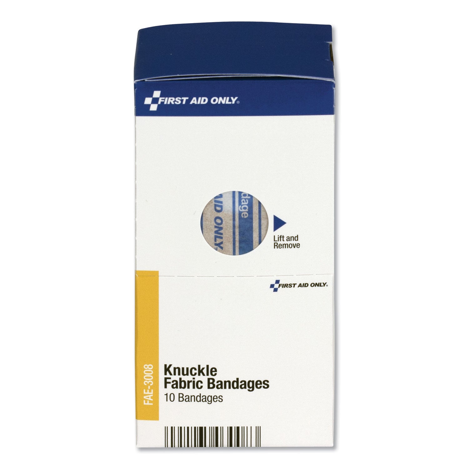 First Aid Only™ Knuckle Bandages, Individually Sterilized, 10/Box