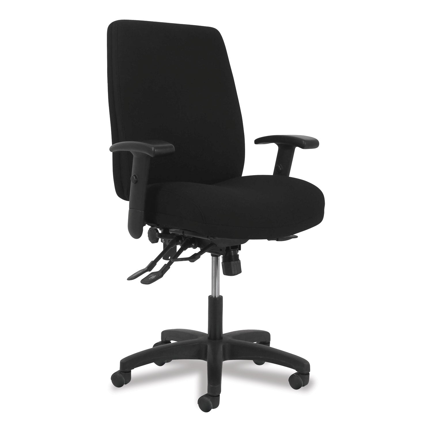 Network High-Back Chair, Supports Up to 250 lb, 18.3" to 22.8" Seat Height, Black