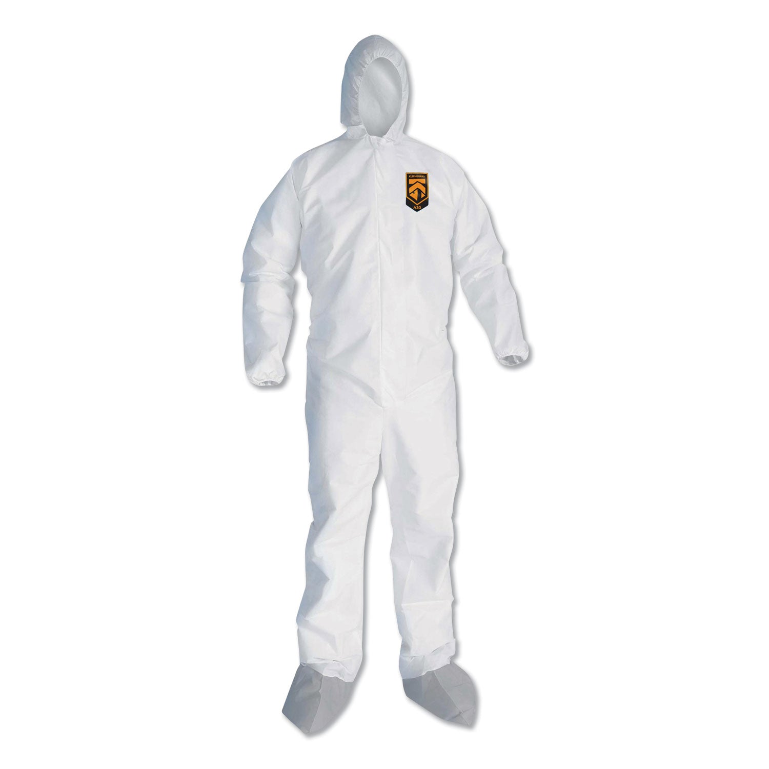 A45 Liquid/Particle Protection Surface Prep/Paint Coveralls, 2X-Large, White, 25/Carton