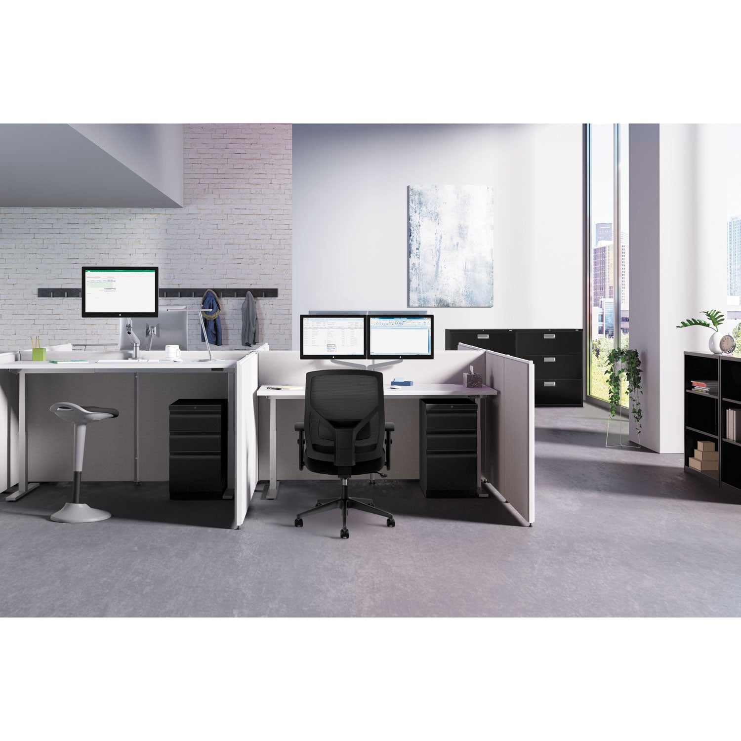 HON® Verse Office Panel, 60w x 60h, Gray