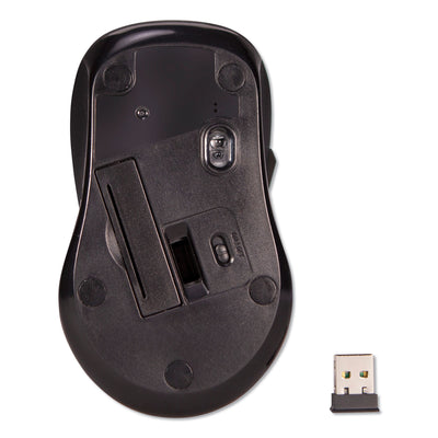 Hyper-Fast Scrolling Mouse, 2.4 GHz Frequency/26 ft Wireless Range, Right Hand Use, Black Flipcost Flipcost