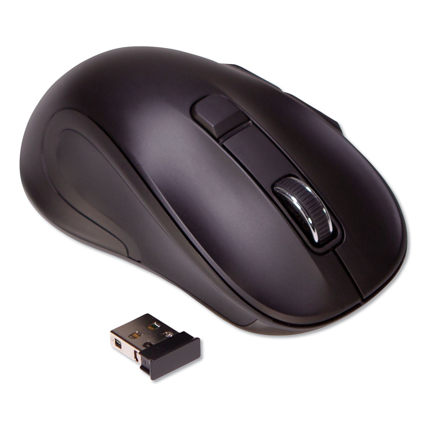 Innovera® Hyper-Fast Scrolling Mouse, 2.4 GHz Frequency/26 ft Wireless Range, Right Hand Use, Black