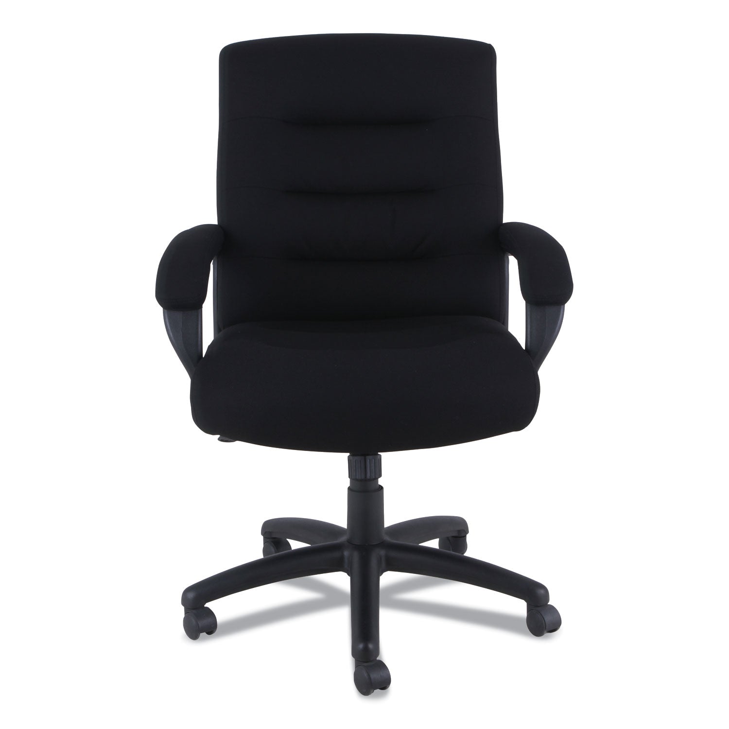 Alera® Alera Kesson Series Mid-Back Office Chair, Supports Up to 300 lb, 18.03" to 21.77" Seat Height, Black