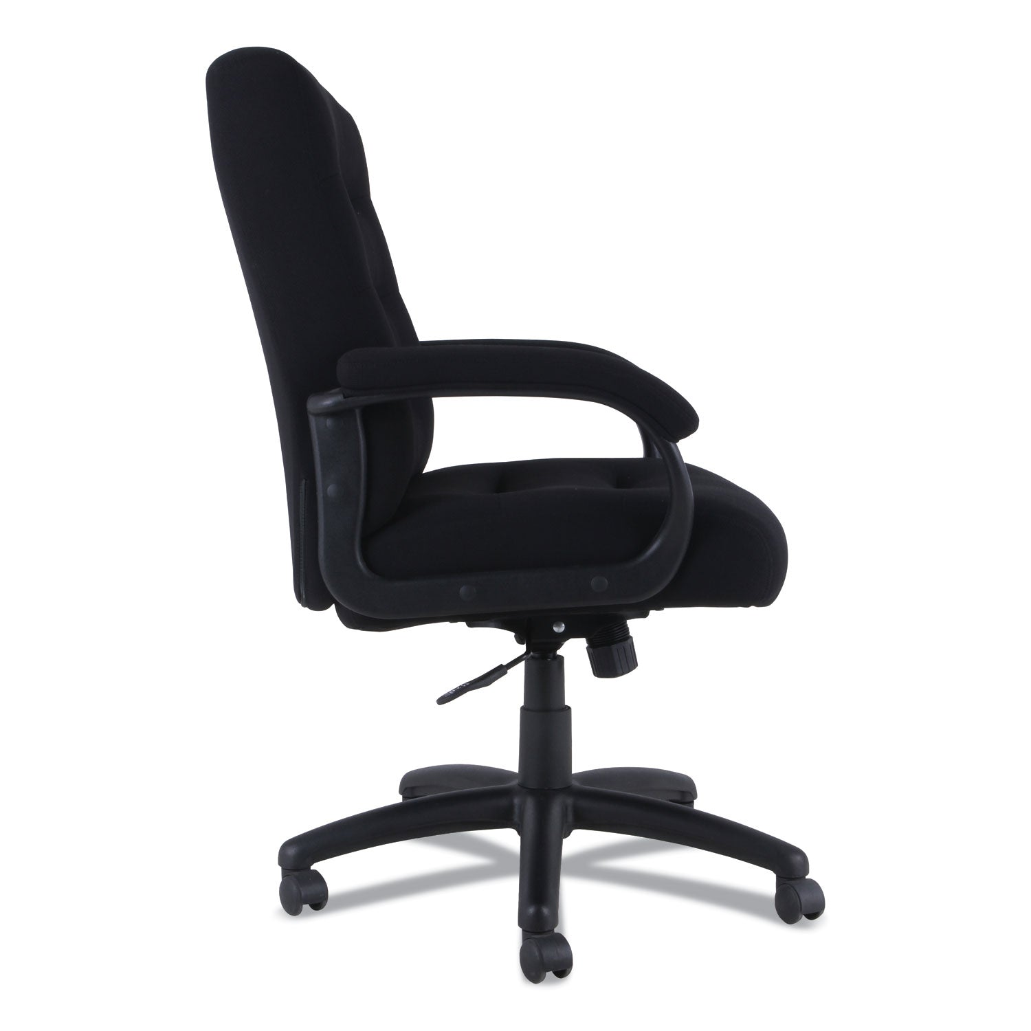 Alera® Alera Kesson Series Mid-Back Office Chair, Supports Up to 300 lb, 18.03" to 21.77" Seat Height, Black