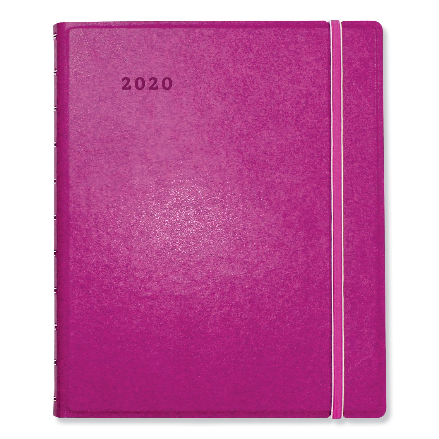 Soft Touch 17-Month Planner, 10.88 x 8.5, Fuchsia Cover, 17-Month: Aug 2024 to Dec 2025