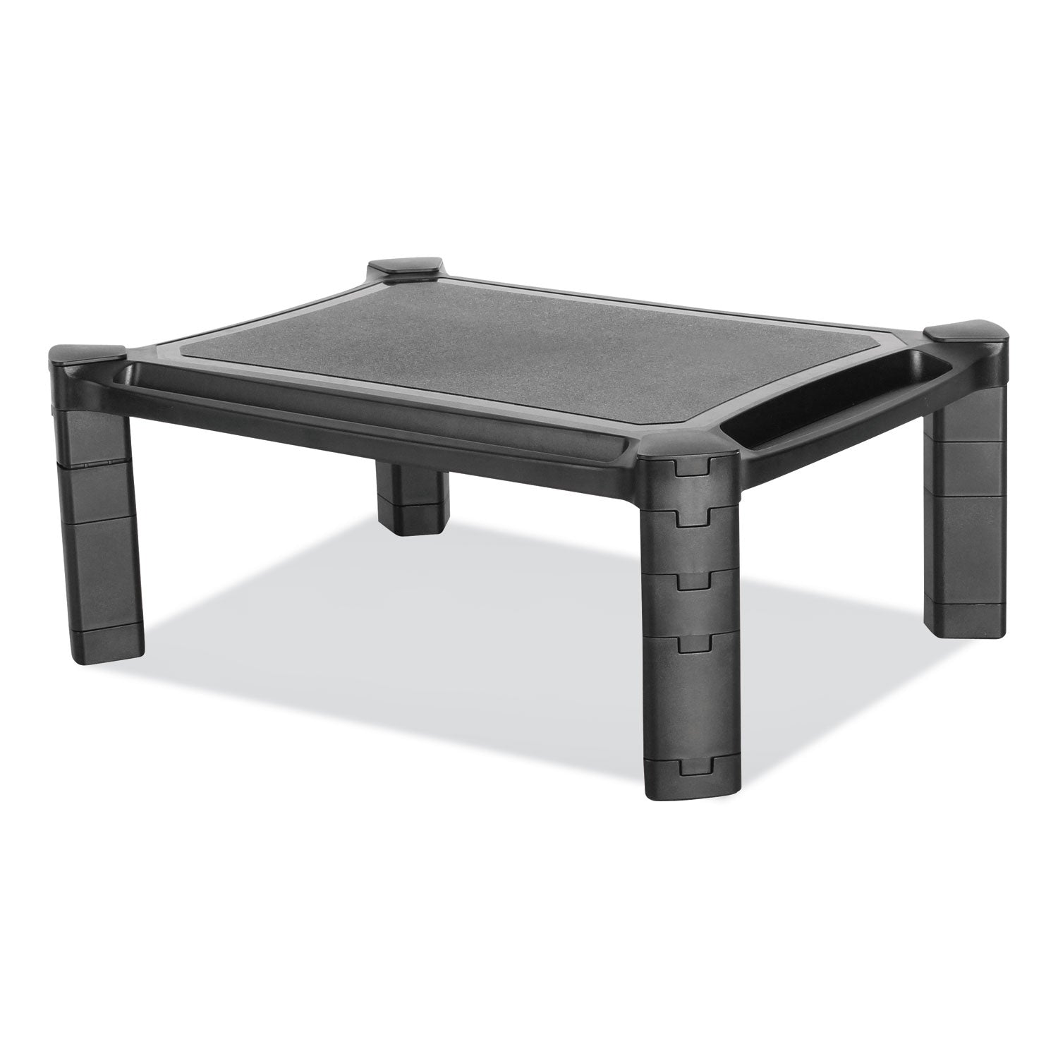 Innovera® Large Monitor Stand with Cable Management, 12.99" x 17.1" x 6.6", Black, Supports 22 lbs