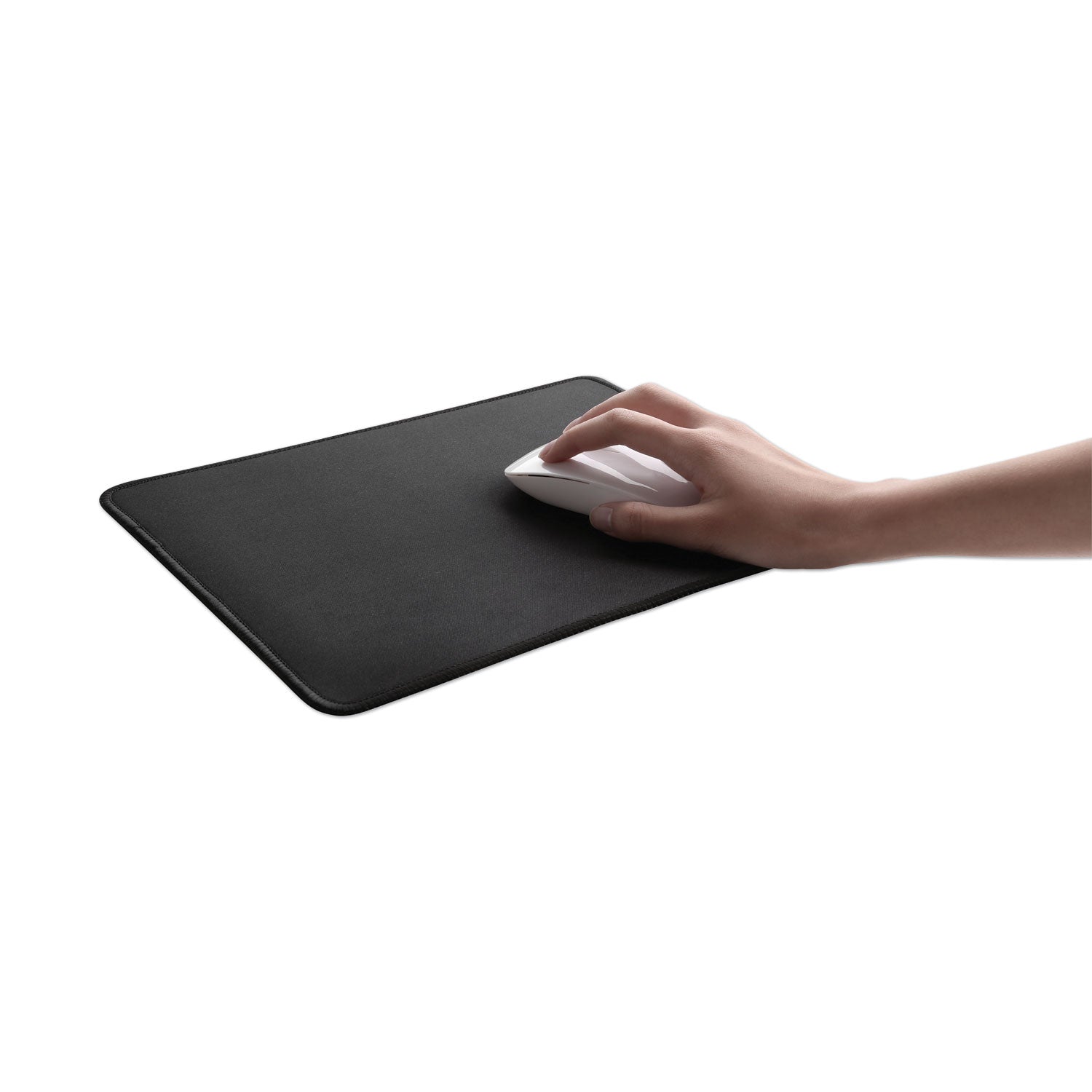 Innovera® Large Mouse Pad, 9.87 x 11.87, Black