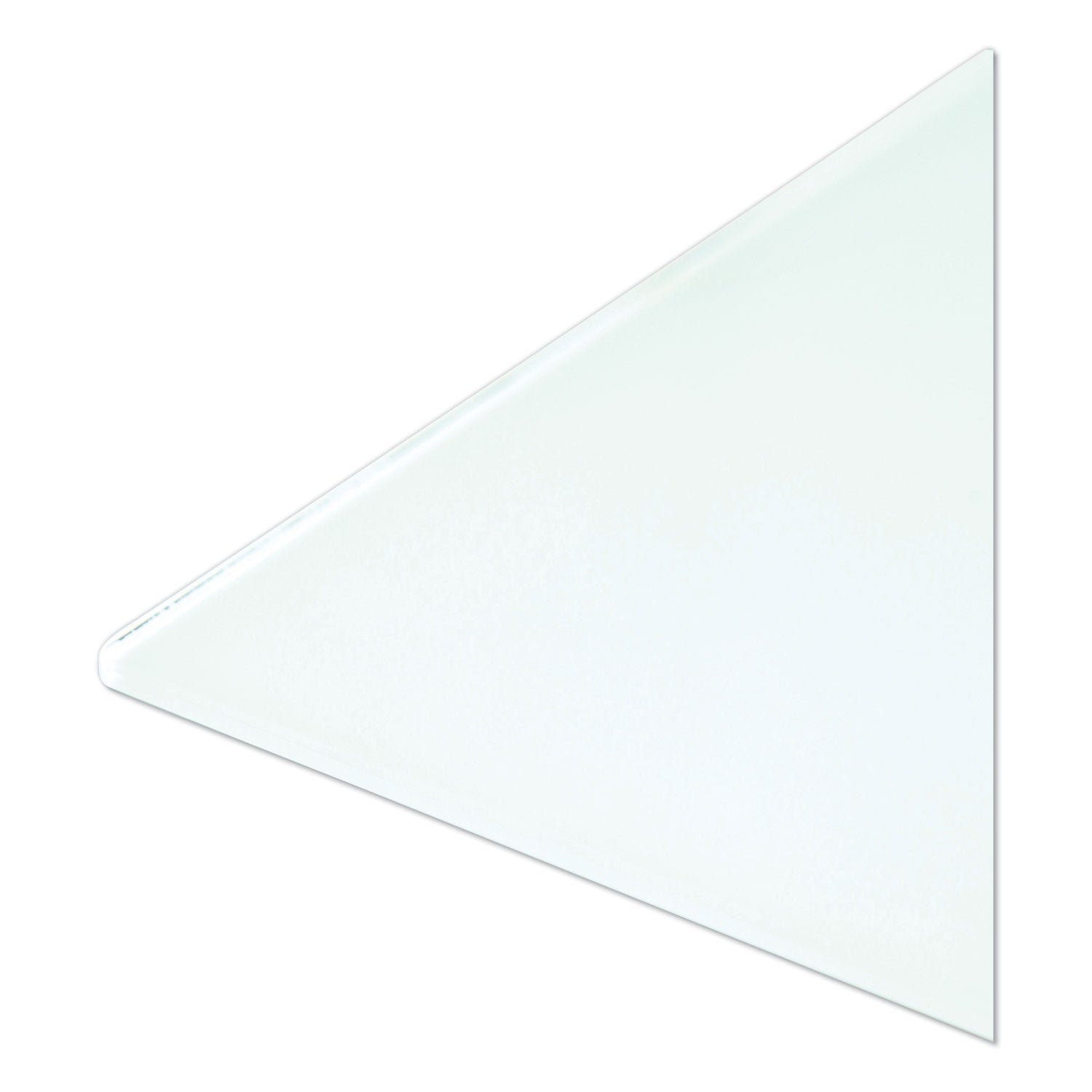 U Brands Floating Glass Dry Erase Board, 70 x 35, White