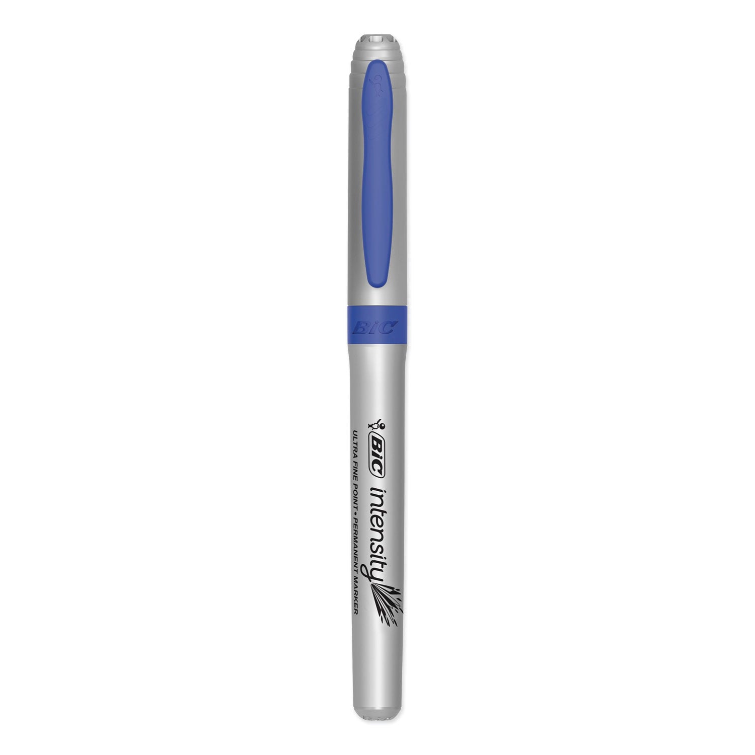 Intensity Ultra Fine Tip Permanent Marker, Extra-Fine Needle Tip, Deep Sea Blue, Dozen BIC® Flipcost