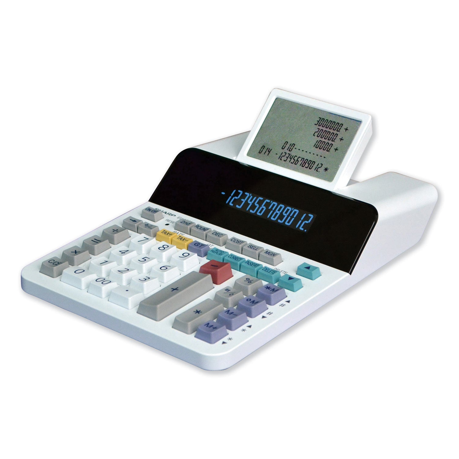 Sharp® EL-1901 Paperless Printing Calculator with Check and Correct