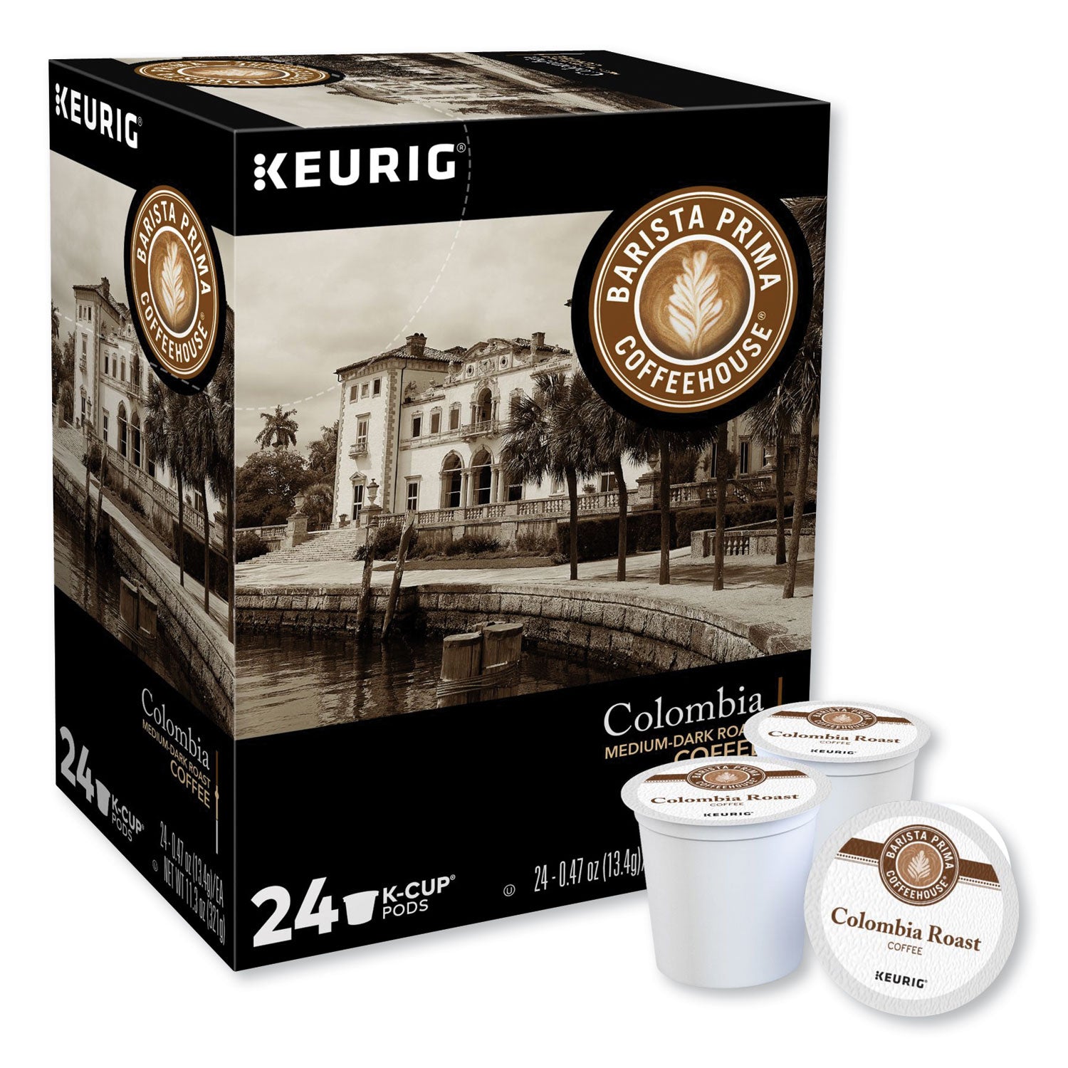 Barista Prima Coffeehouse® Colombia K-Cups Coffee Pack, 24/Box