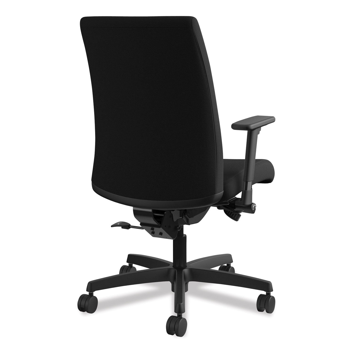 HON® Ignition Series Mid-Back Work Chair, Supports Up to 300 lb, 17" to 22" Seat Height, Black