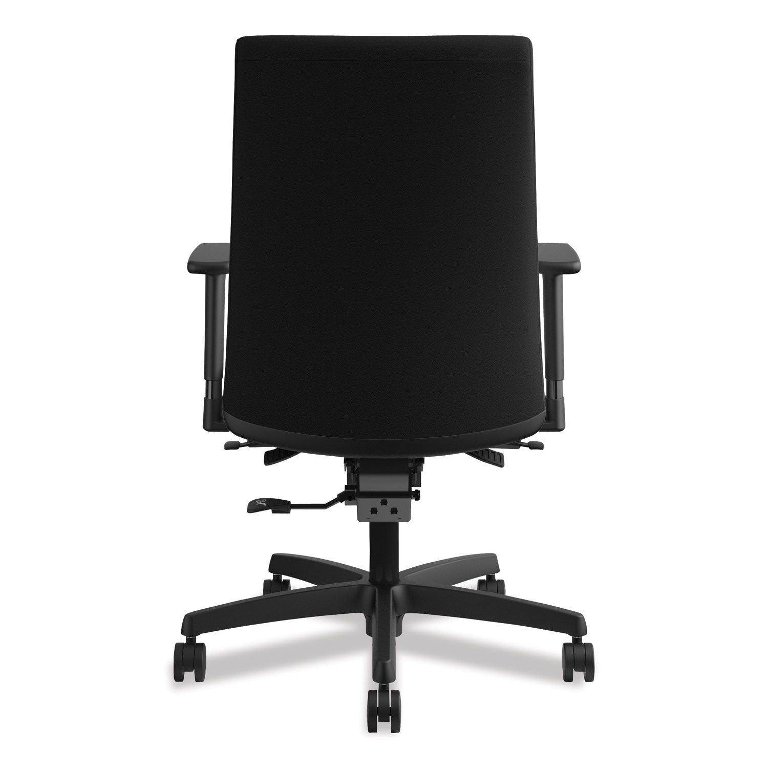 HON® Ignition Series Mid-Back Work Chair, Supports Up to 300 lb, 17" to 22" Seat Height, Black