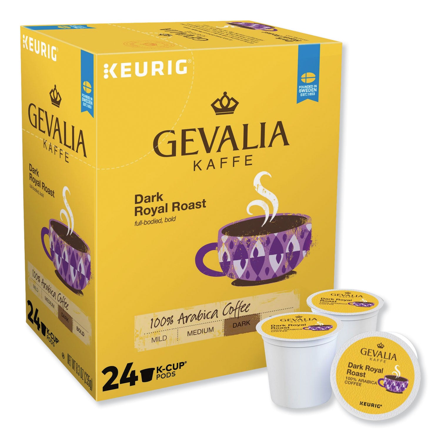 Gevalia® Kaffee Dark Royal Roast K-Cups, 24/Box