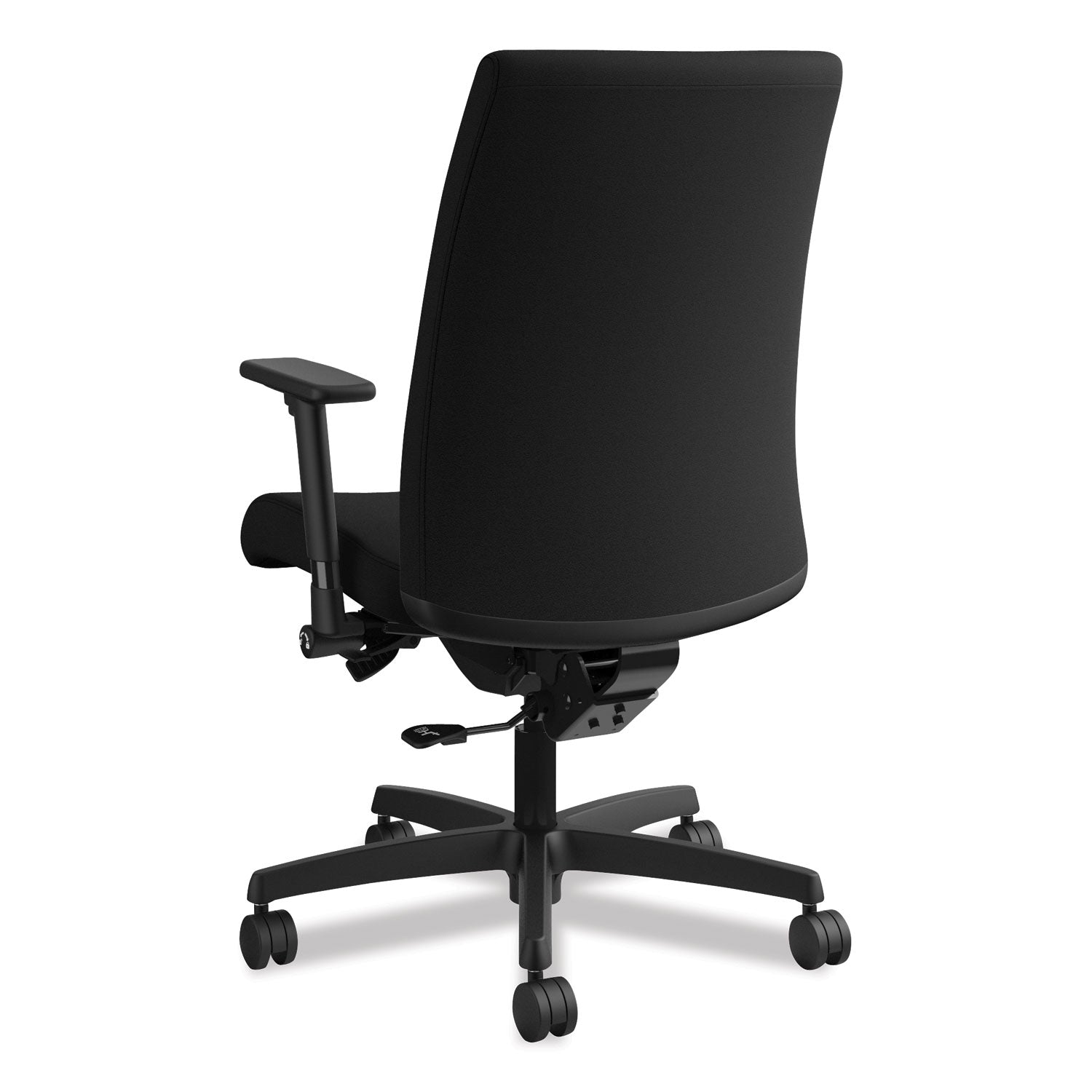 HON® Ignition Series Mid-Back Work Chair, Supports Up to 300 lb, 17" to 22" Seat Height, Black