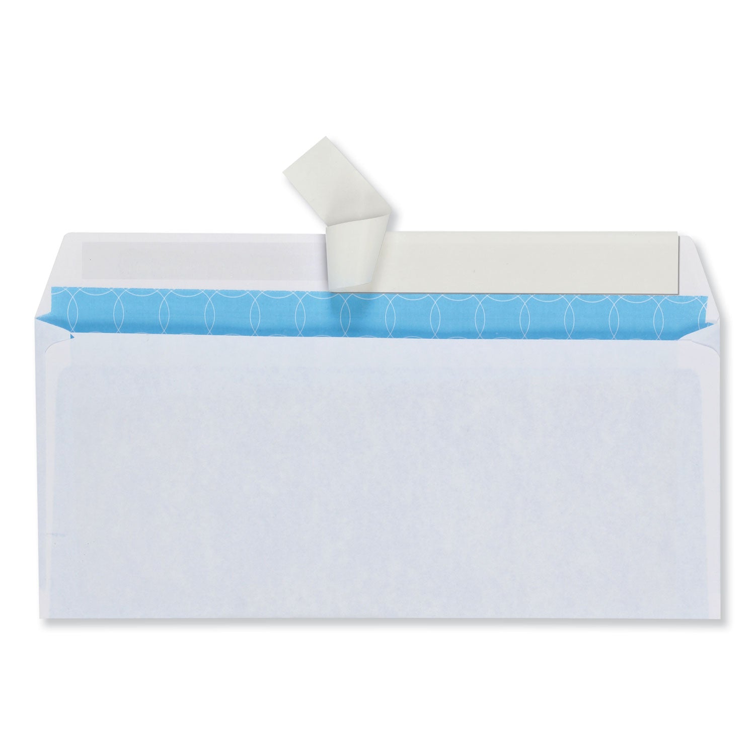 Quality Park™ Security Envelope, #10, Commercial Flap, Redi-Strip Adhesive Closure, 4.13 x 9.5, White, 500/Box