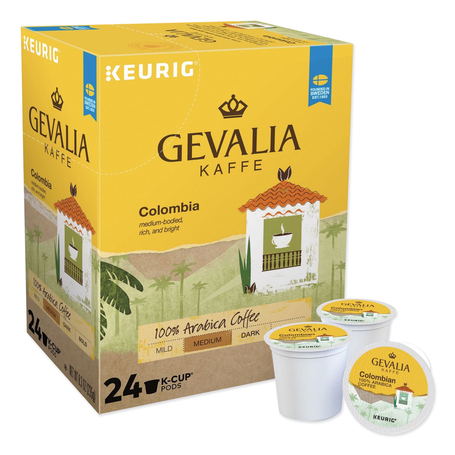 Kaffee Colombia K-Cups, 24/Box