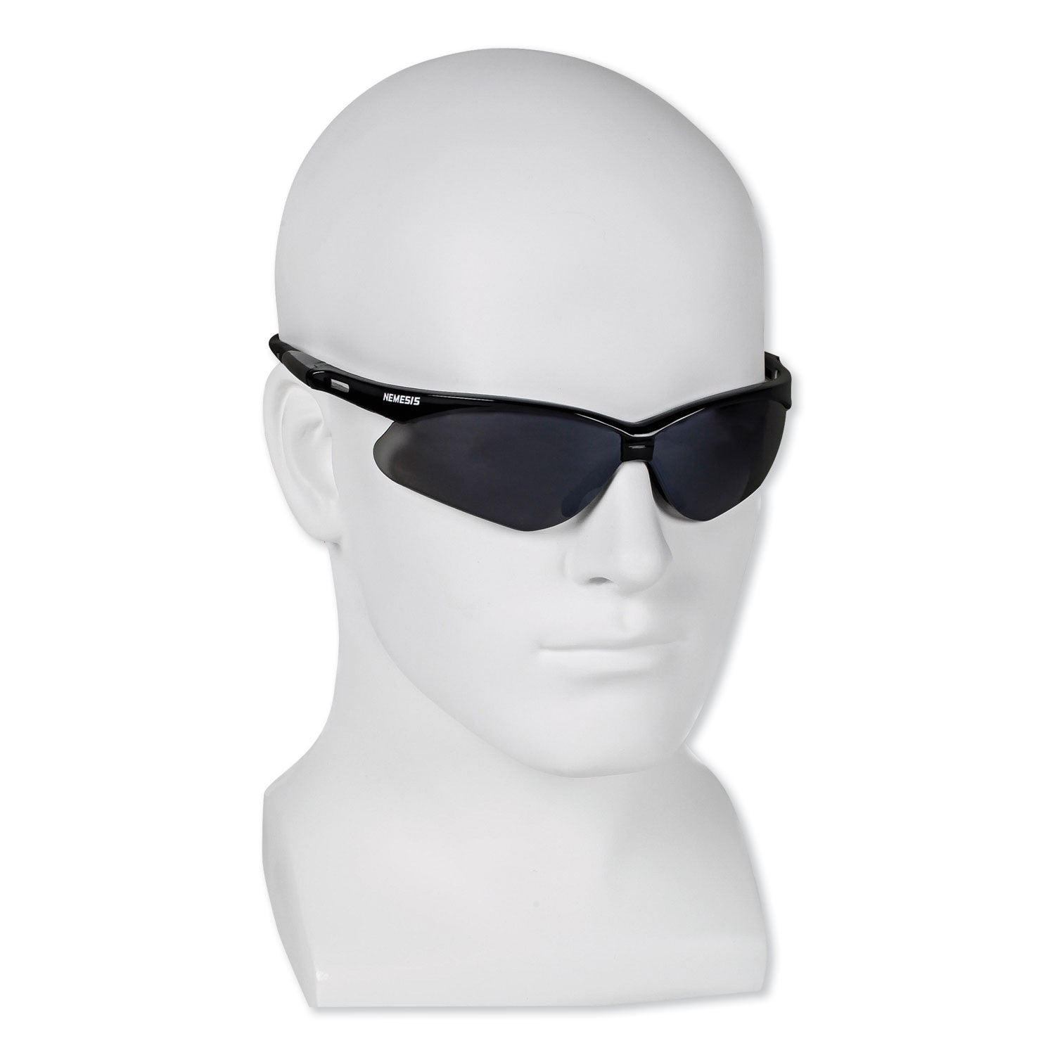 V30 Nemesis Safety Glasses, Black Frame, Smoke Lens