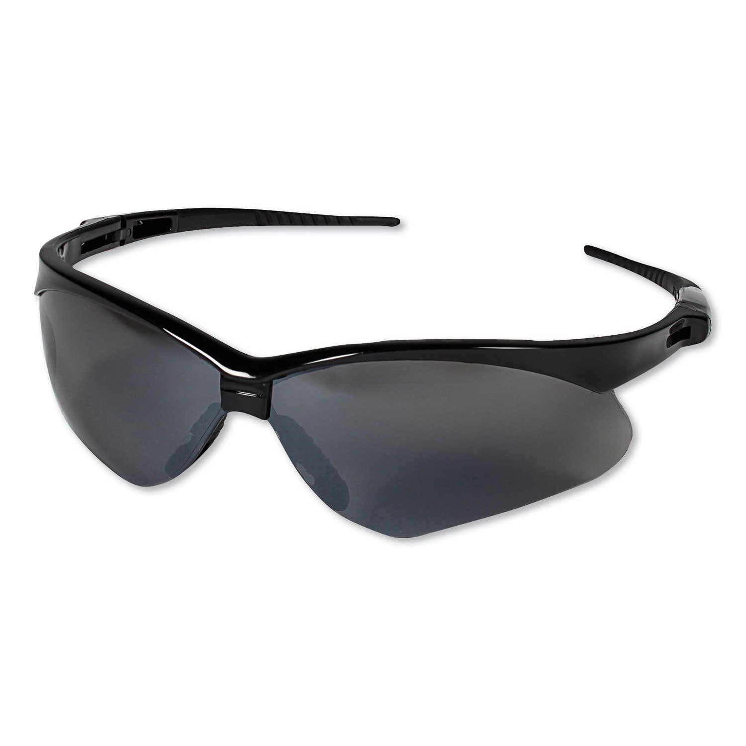 KleenGuard™ V30 Nemesis Safety Glasses, Black Frame, Smoke Lens