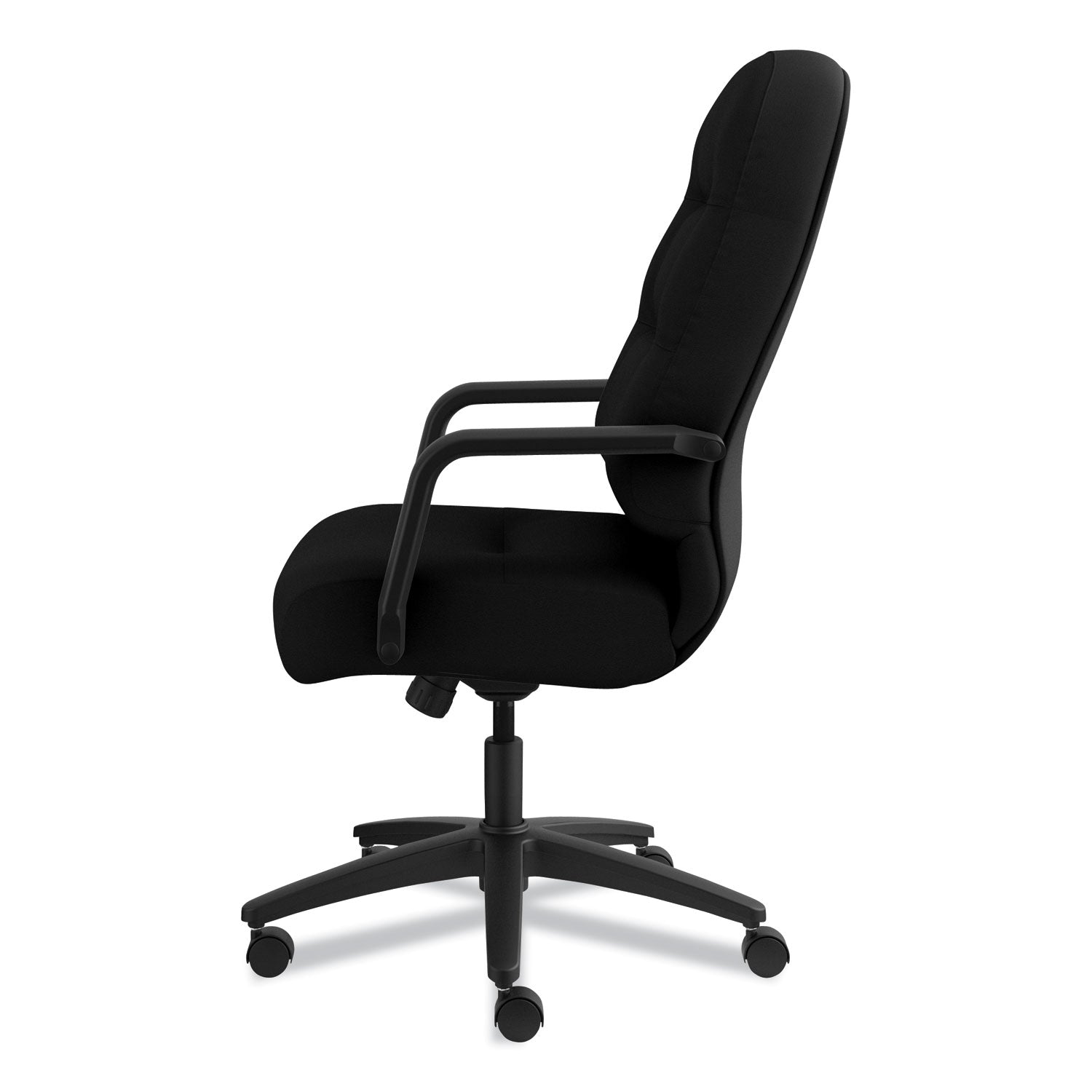 HON® Pillow-Soft 2090 Series Executive High-Back Swivel/Tilt Chair, Supports Up to 300 lb, 17" to 21" Seat Height, Black