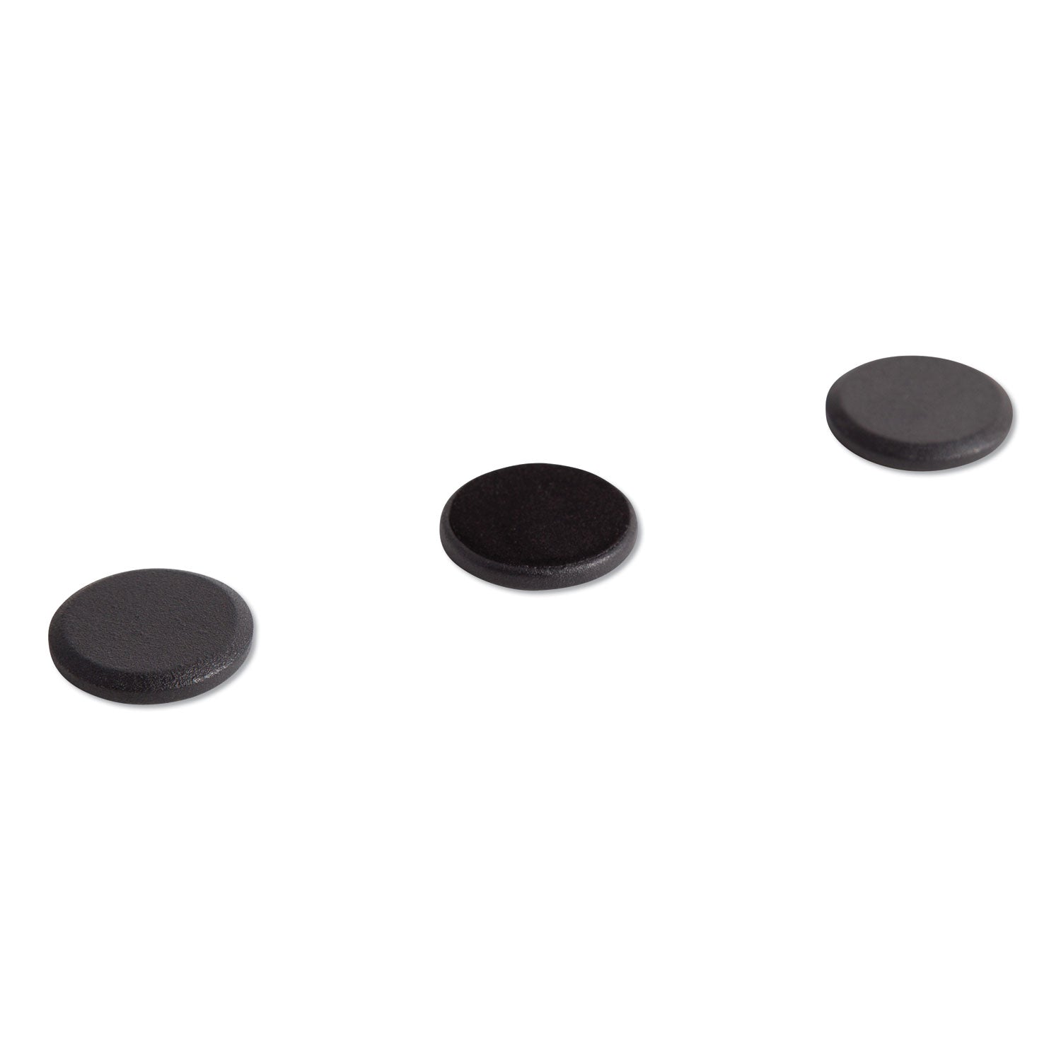 U Brands High Energy Magnets, Circle, Black, 1.25" Diameter, 8/Pack