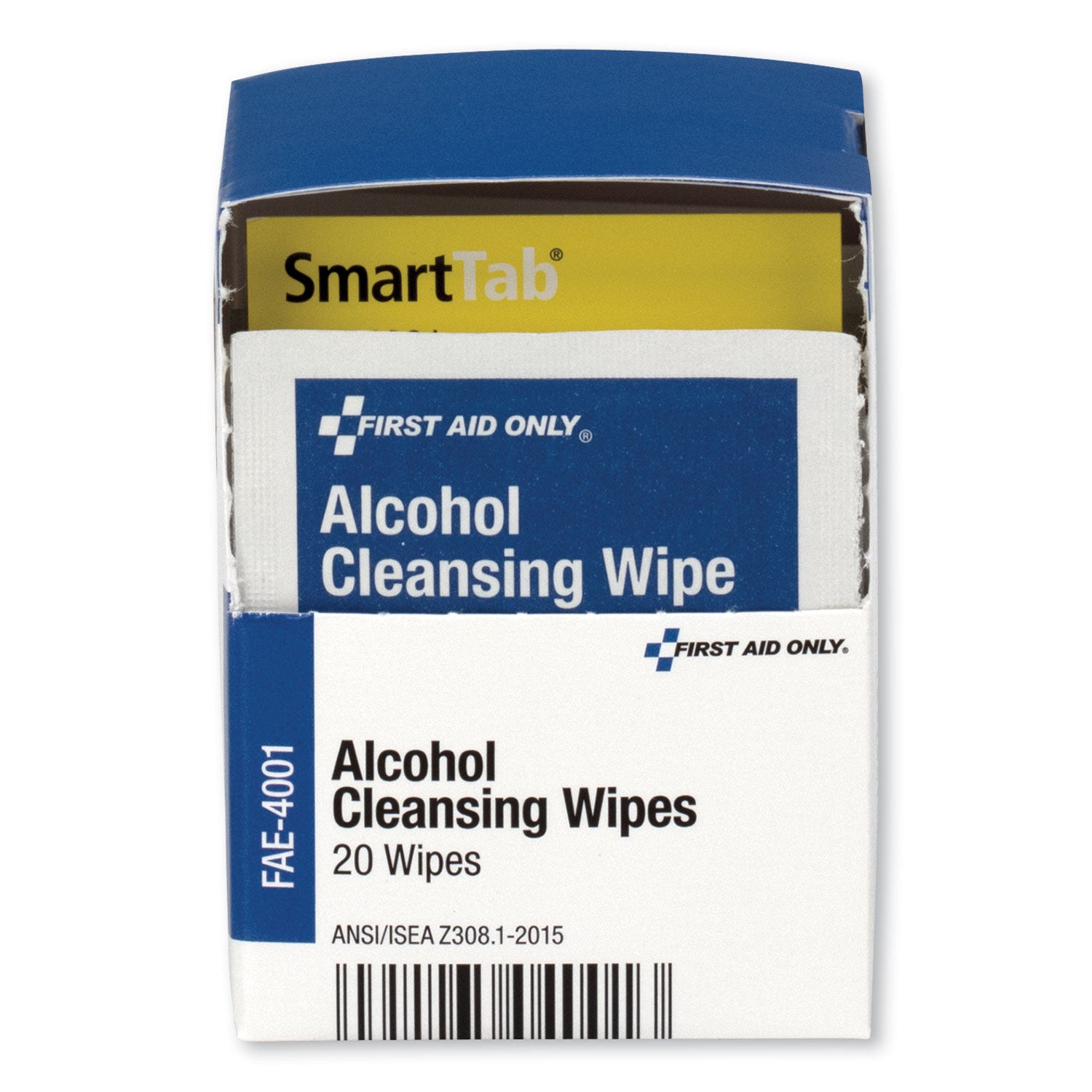 First Aid Only™ SmartCompliance Alcohol Cleansing Pads, 20/Box