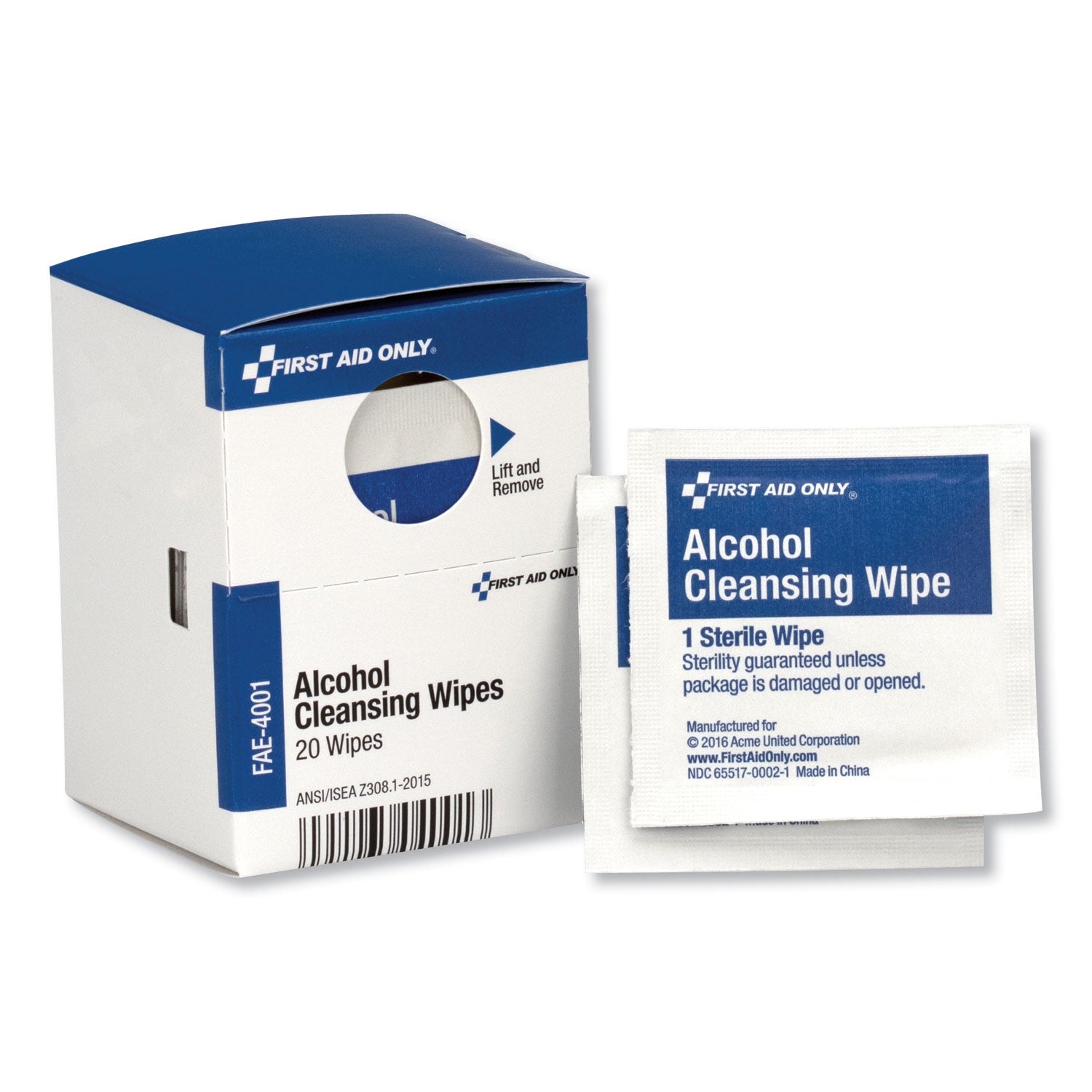 SmartCompliance Alcohol Cleansing Pads, 20/Box