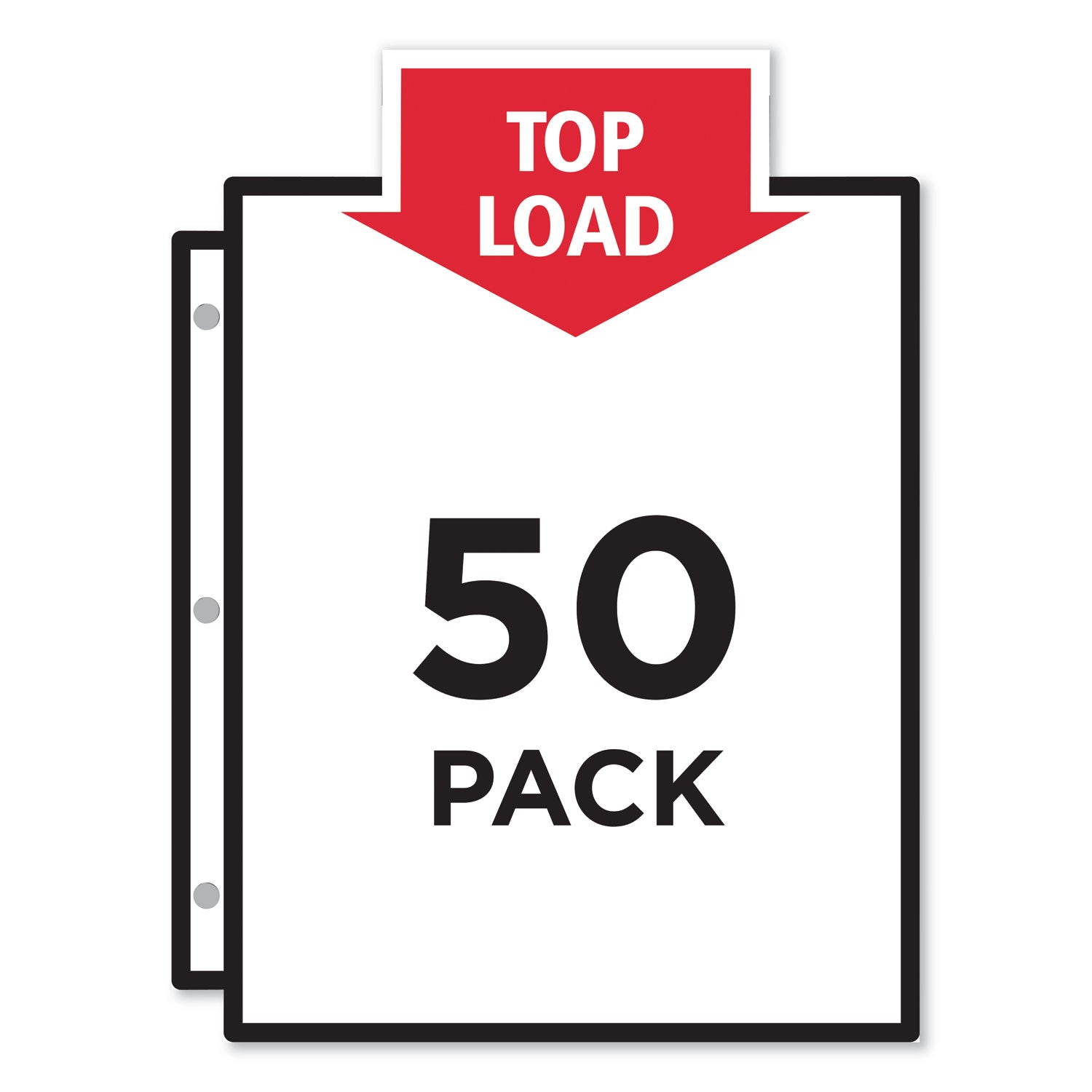 Avery® Top-Load Poly Sheet Protectors, Heavy Gauge, Letter, Nonglare, 50/Box