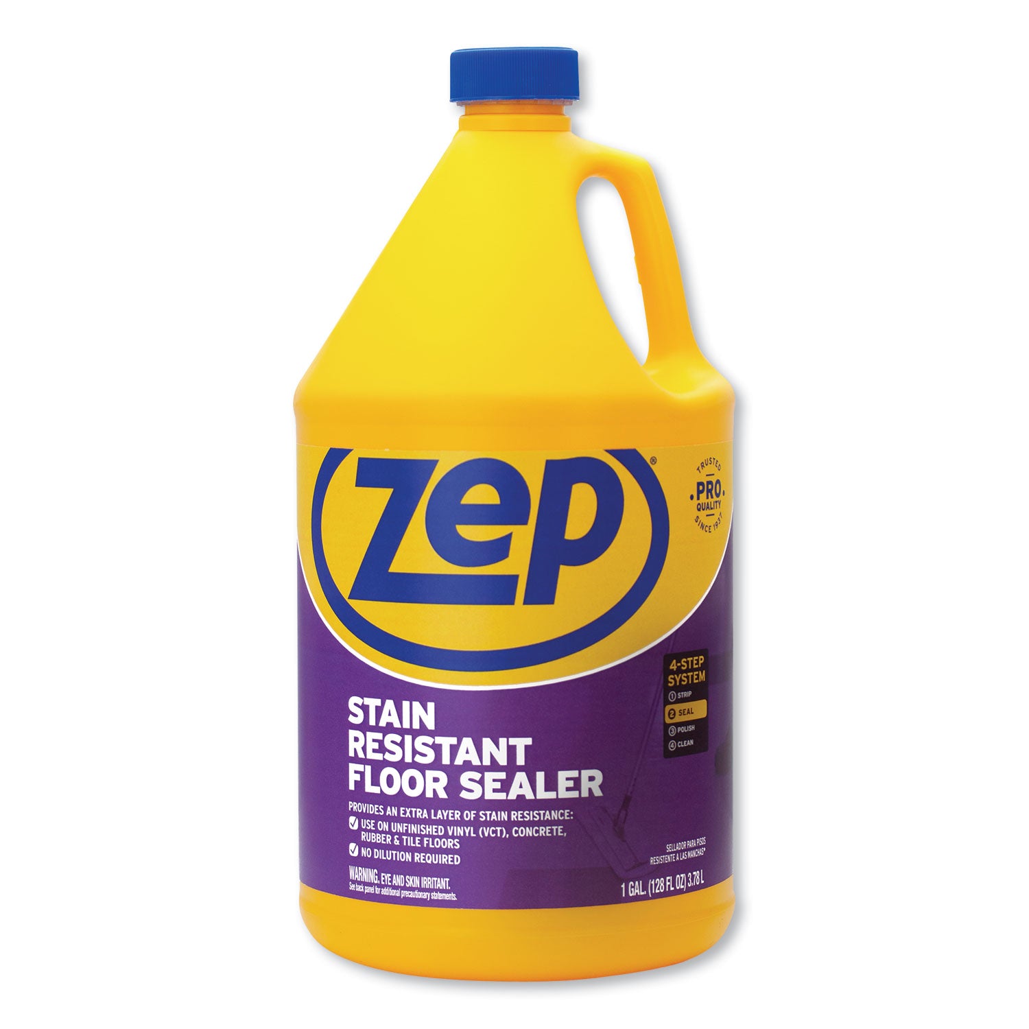 Stain Resistant Floor Sealer, Unscented, 1 gal, 4/Carton