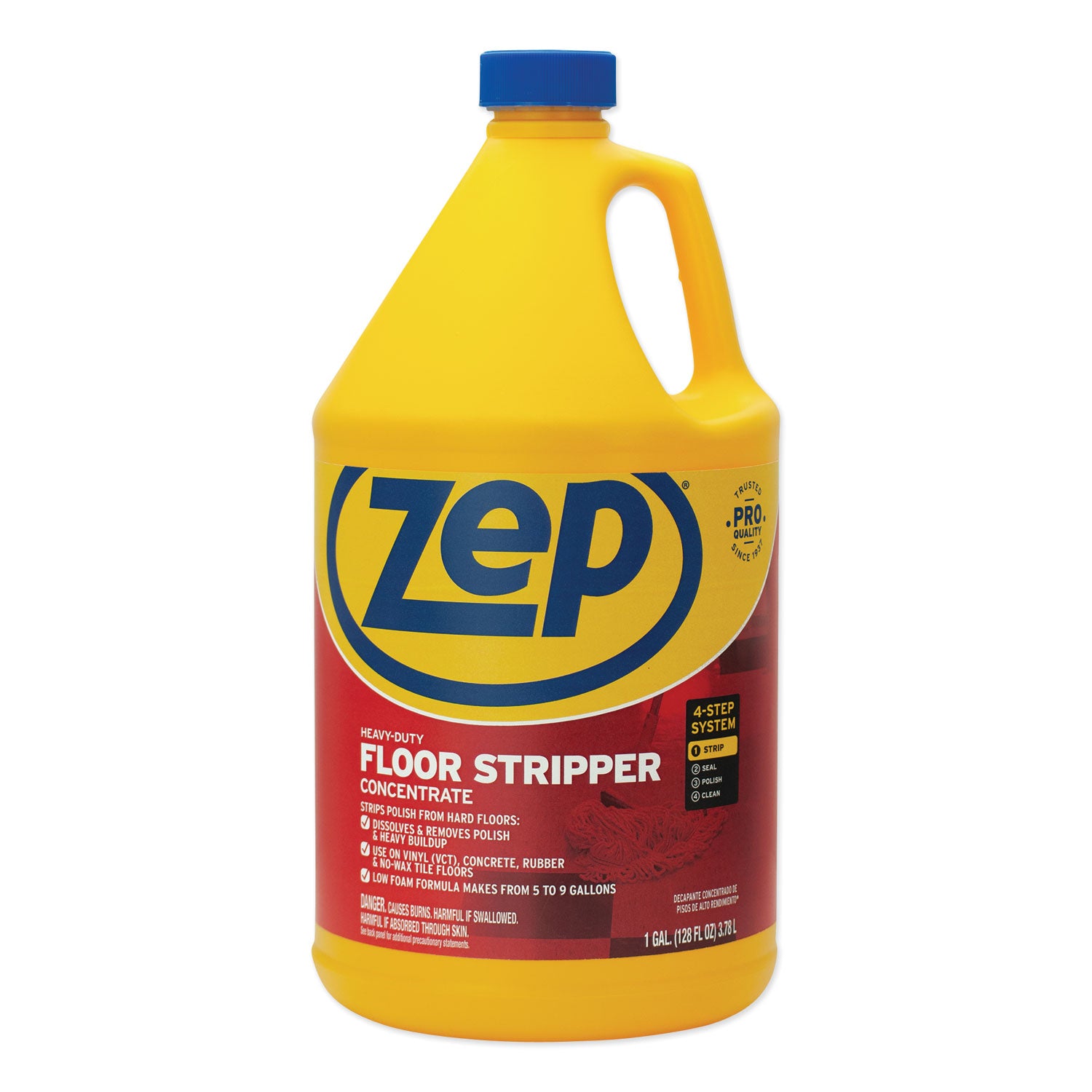 Zep Commercial® Floor Stripper, Unscented, 1 gal, 4/Carton