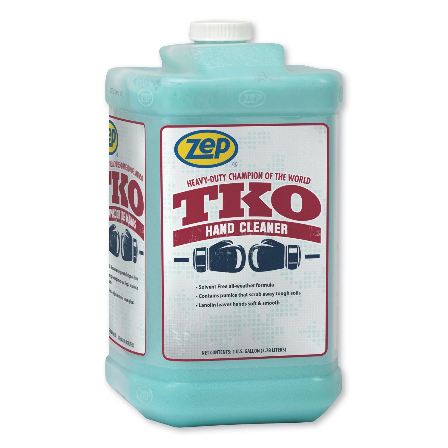 Zep® TKO Hand Cleaner, Lemon Lime Scent, 1 gal Bottle, 4/Carton