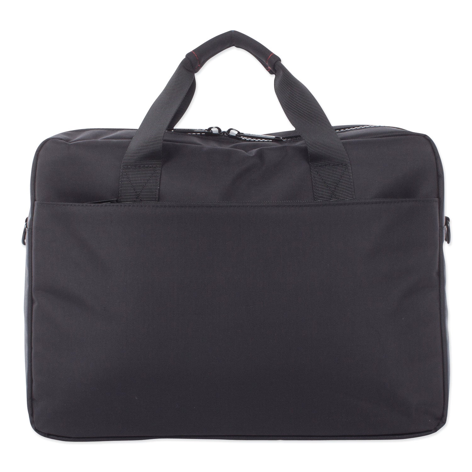 Swiss Mobility Stride Executive Briefcase, Fits Devices Up to 15.6", Polyester, 4 x 4 x 11.5, Black