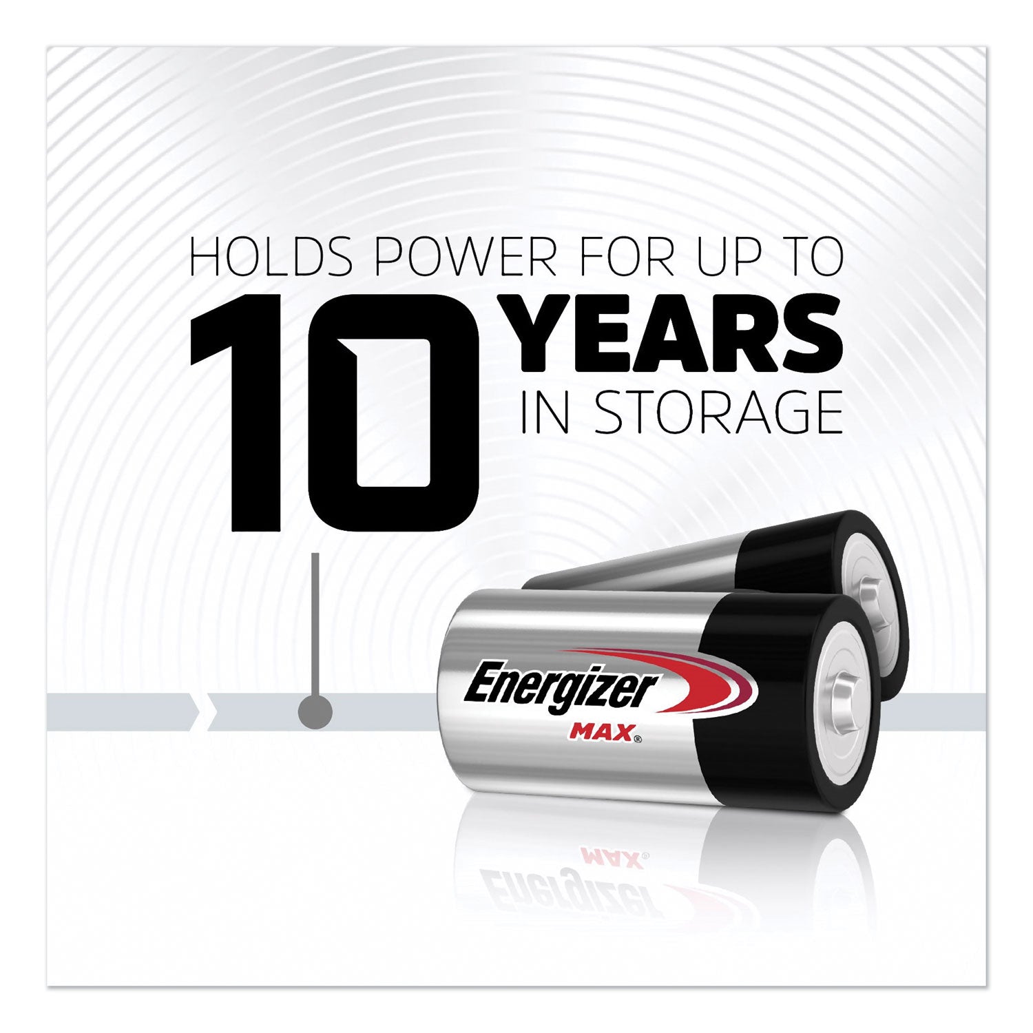 Energizer® MAX Alkaline C Batteries, 1.5 V, 4/Pack