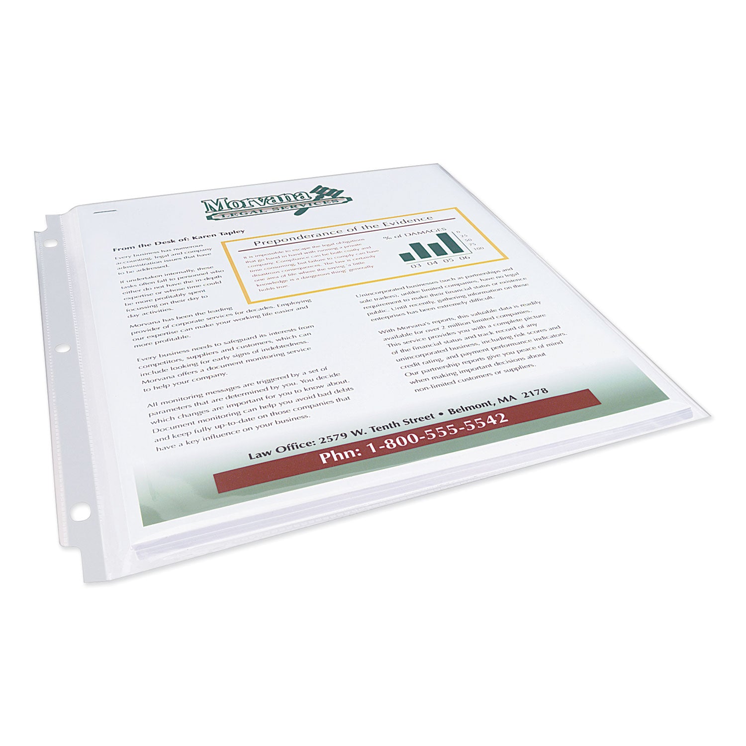 Avery® Multi-Page Top-Load Sheet Protectors, Heavy Gauge, Letter, Clear, 25/Pack