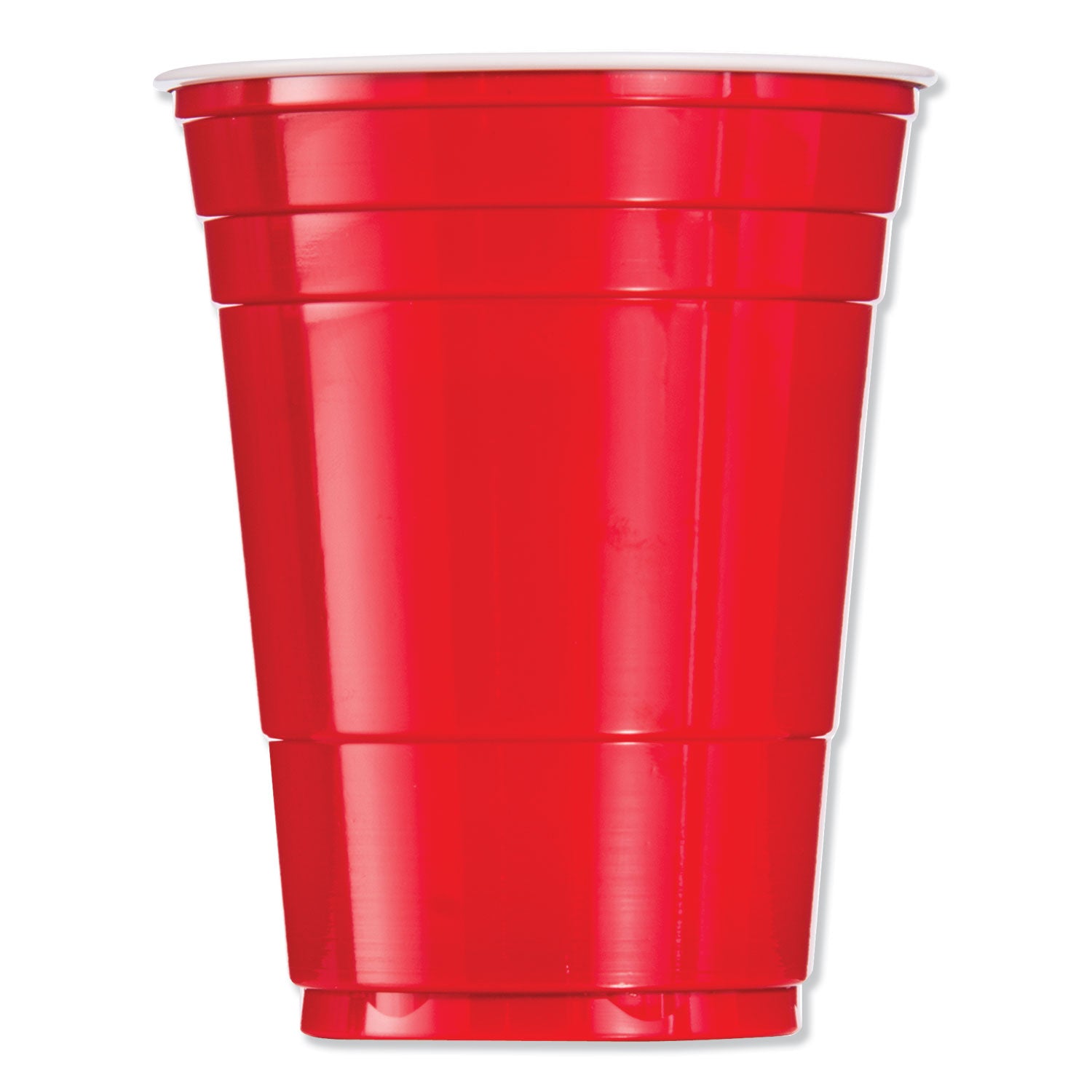 Dart® SOLO Party Plastic Cold Drink Cups, 16 oz, Red, 50/Pack