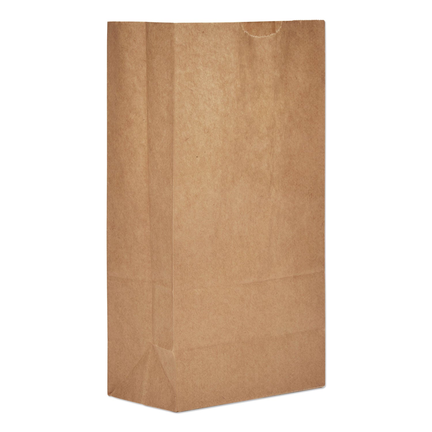 Grocery Paper Bags, 50 lb Capacity, #5, 5.25" x 3.44" x 10.94", Kraft, 500 Bags