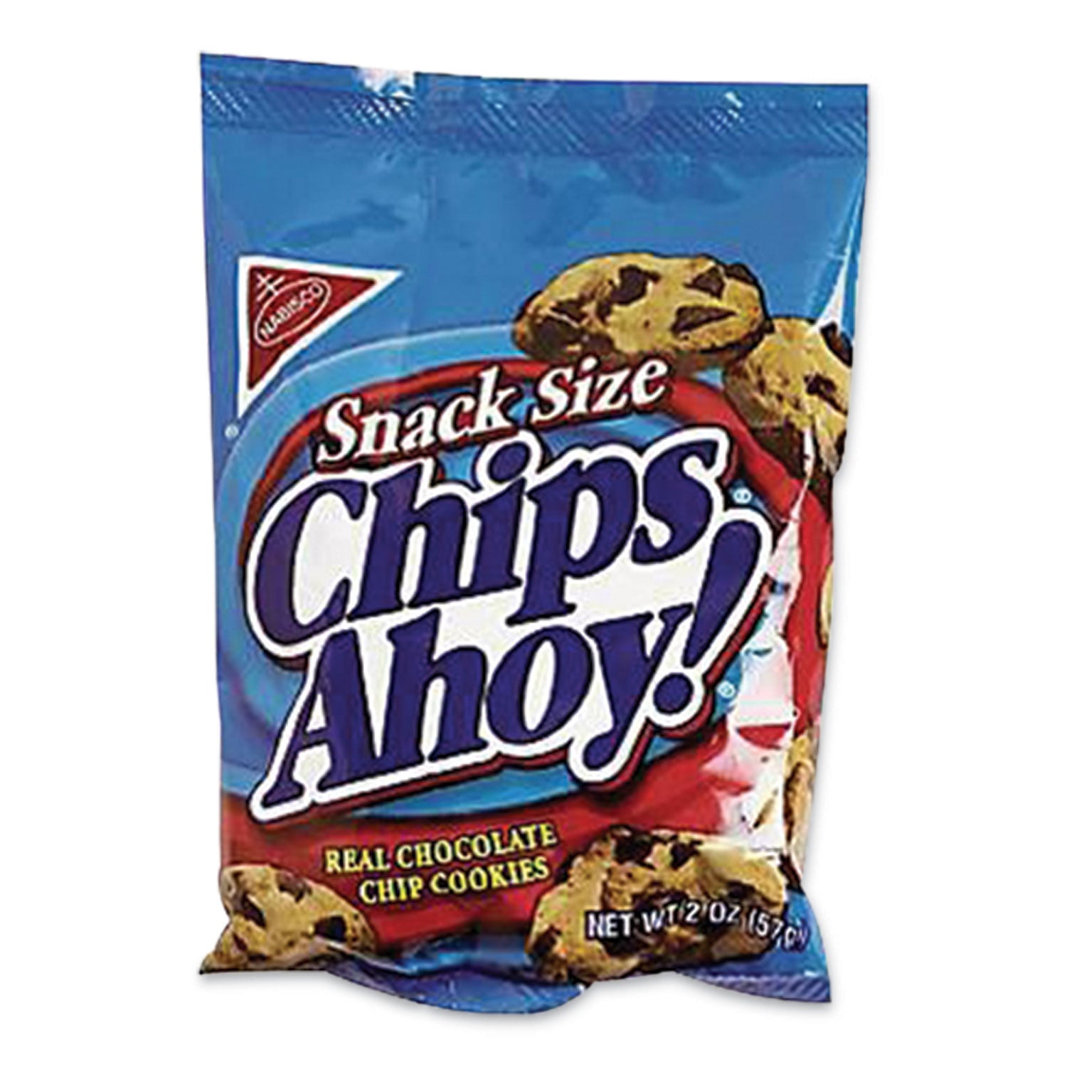 Nabisco® Chocolate Chip Cookies - Single Serve, 2 oz Packets, 60/Carton