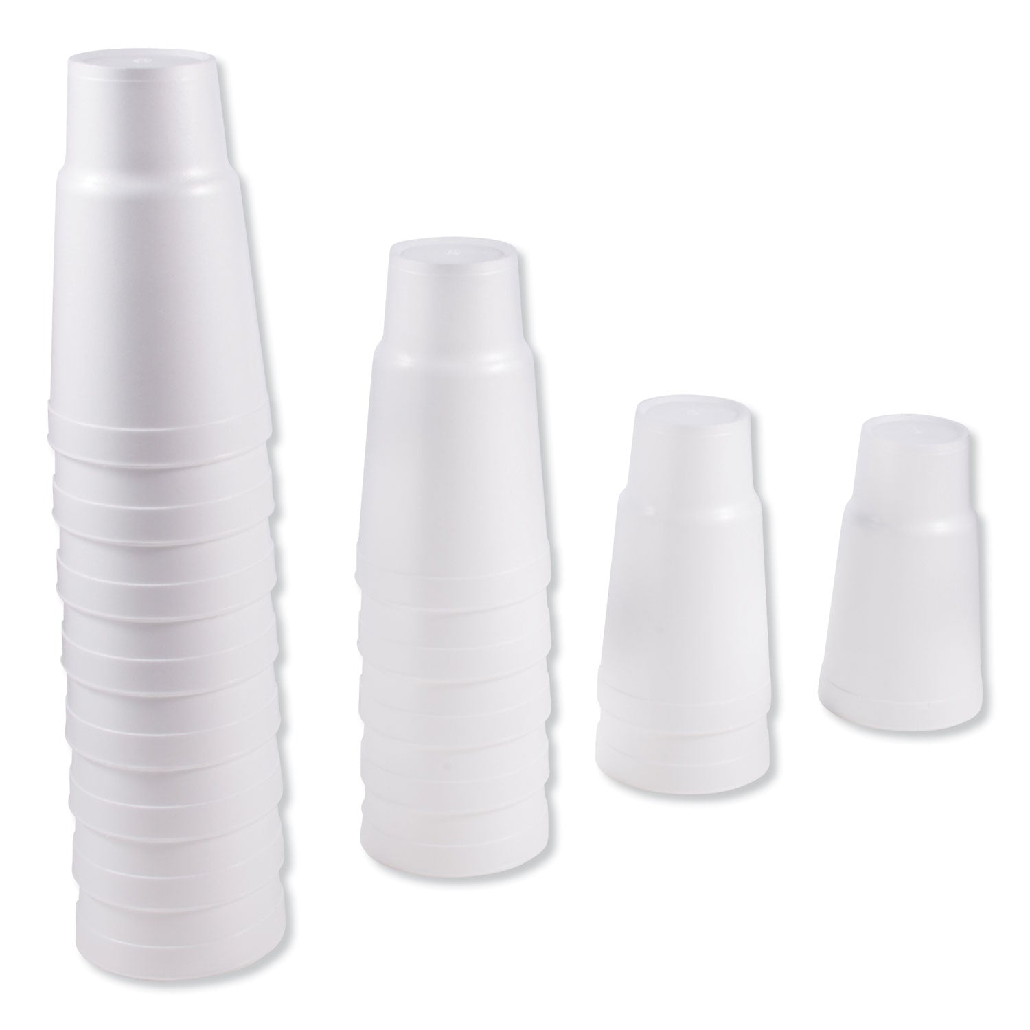 Dart® Foam Drink Cups, 32 oz, White, 16/Bag, 25 Bags/Carton