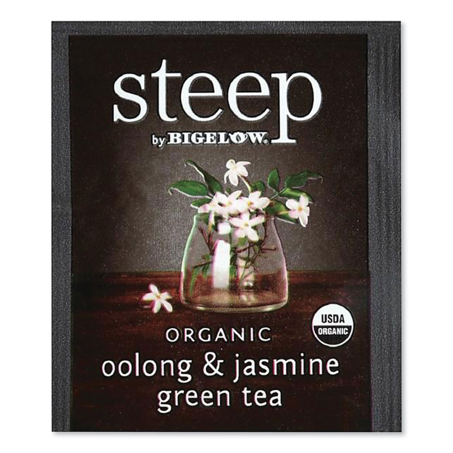 Steep Tea, Oolong and Jasmine Green, 0.06 oz Tea Bag, 20/Box Bigelow® Flipcost