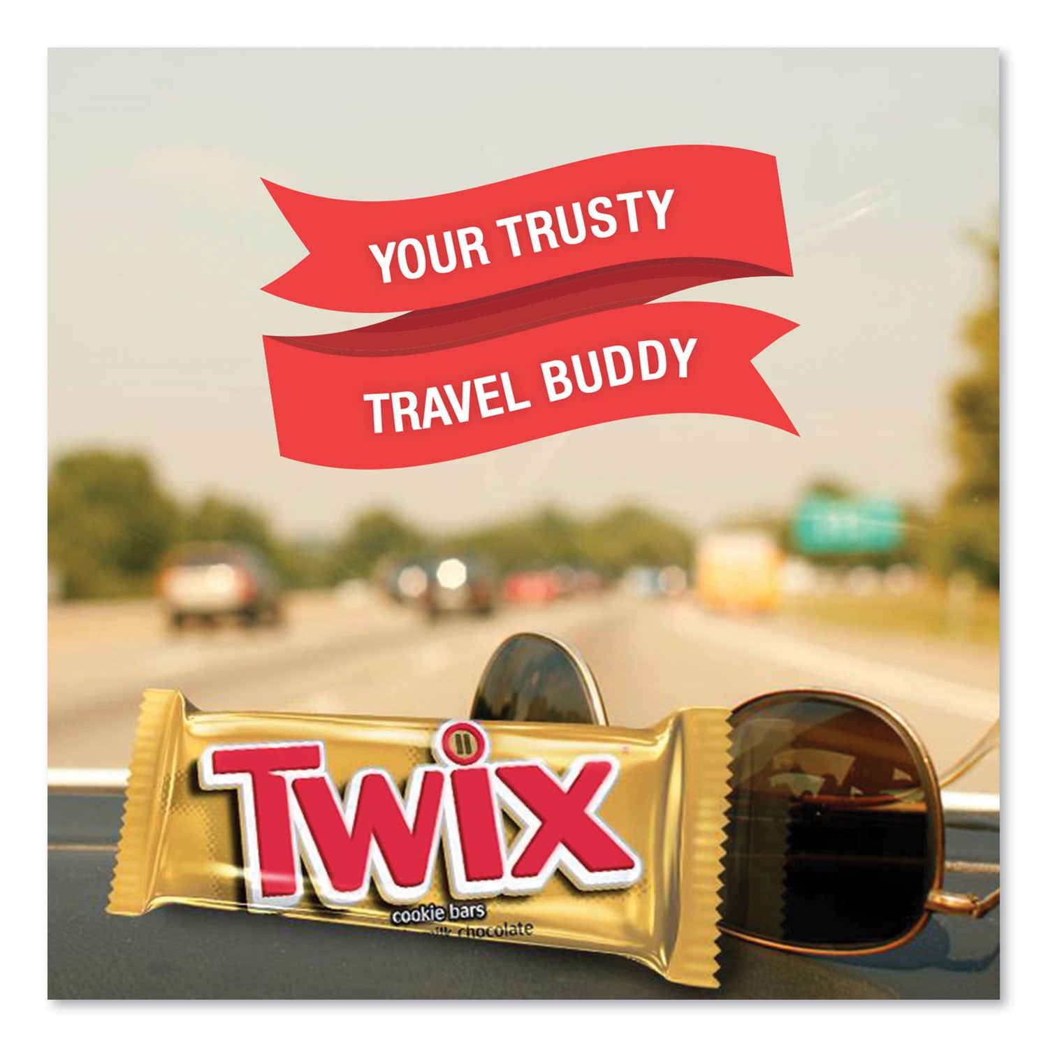 Twix® Sharing Size Chocolate Cookie Bar, 3.02 oz, 24/Box