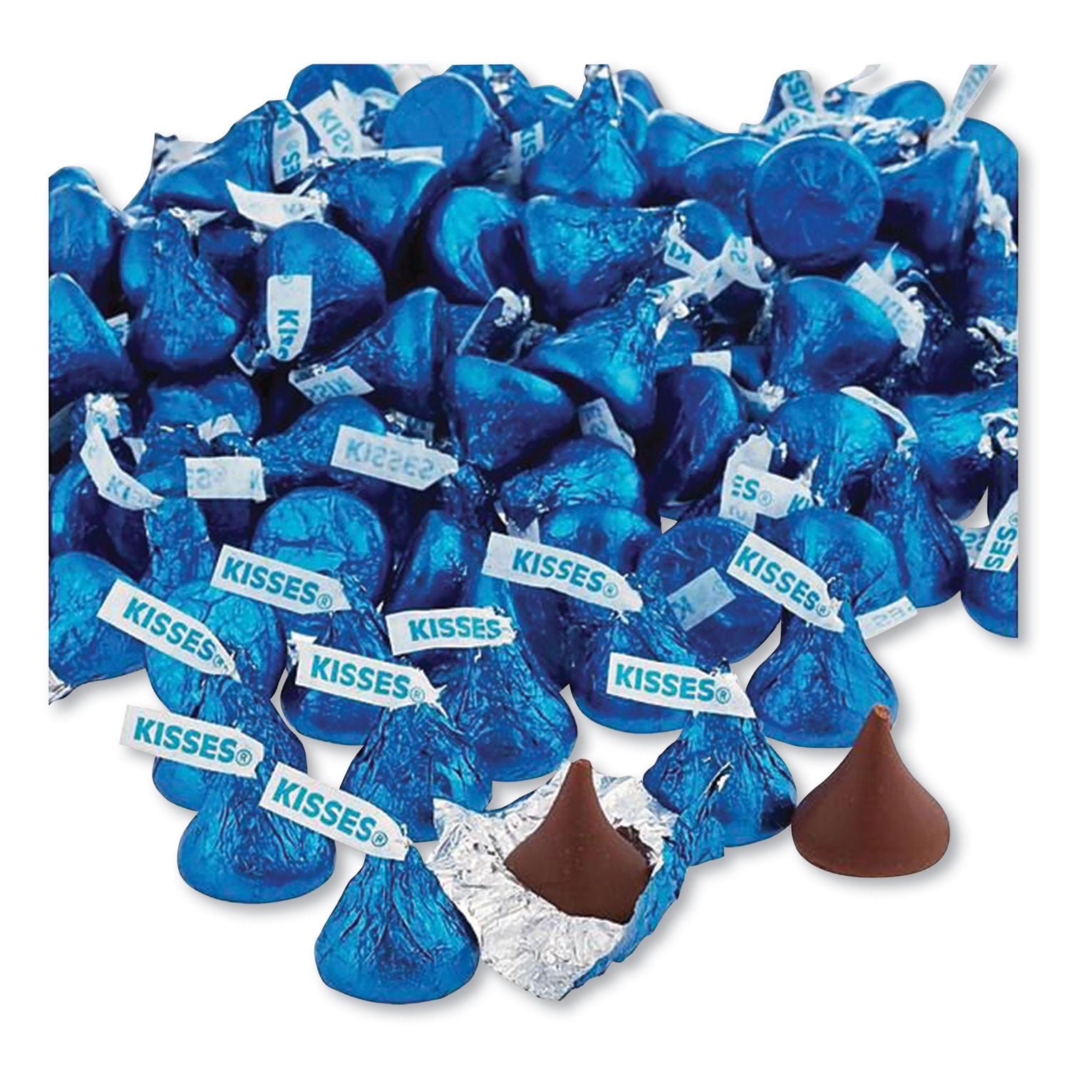 KISSES, Milk Chocolate, Dark Blue Wrappers, 66.7 oz Bag Hershey®'s Flipcost