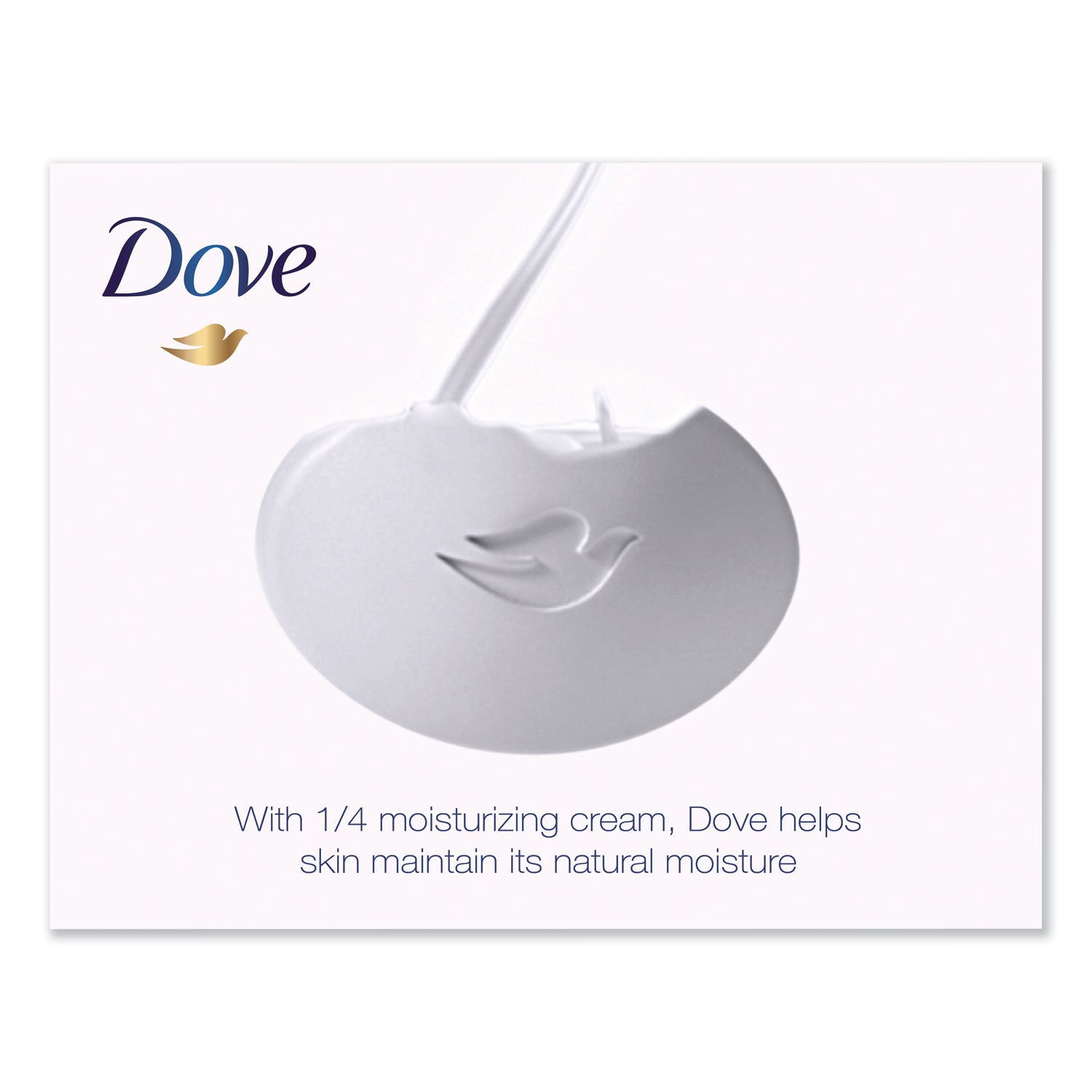 Dove® White Beauty Bar, Light Scent, 2.6 oz, 36/Carton