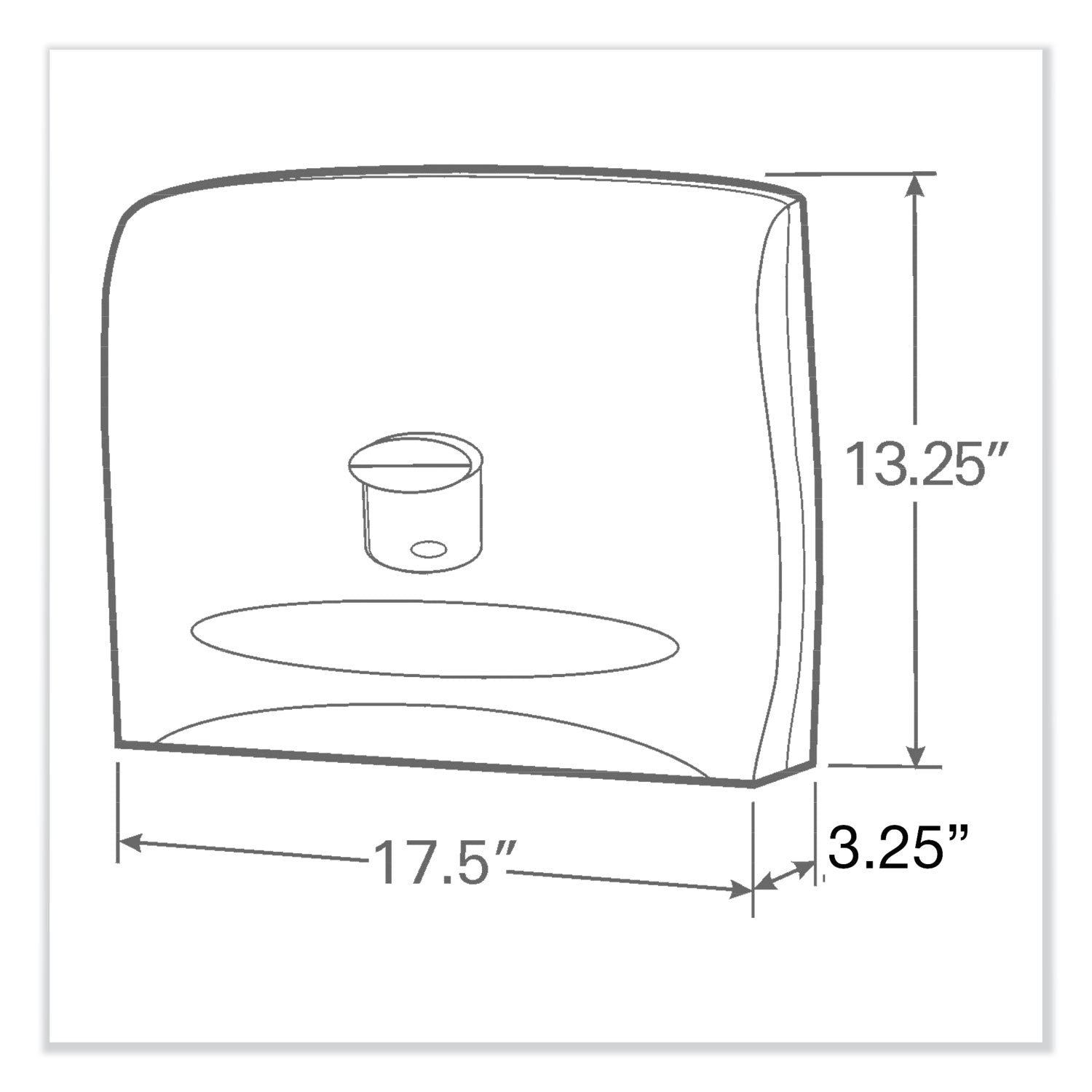 Scott® Personal Seat Cover Dispenser, 17.5 x 2.25 x 13.25, White